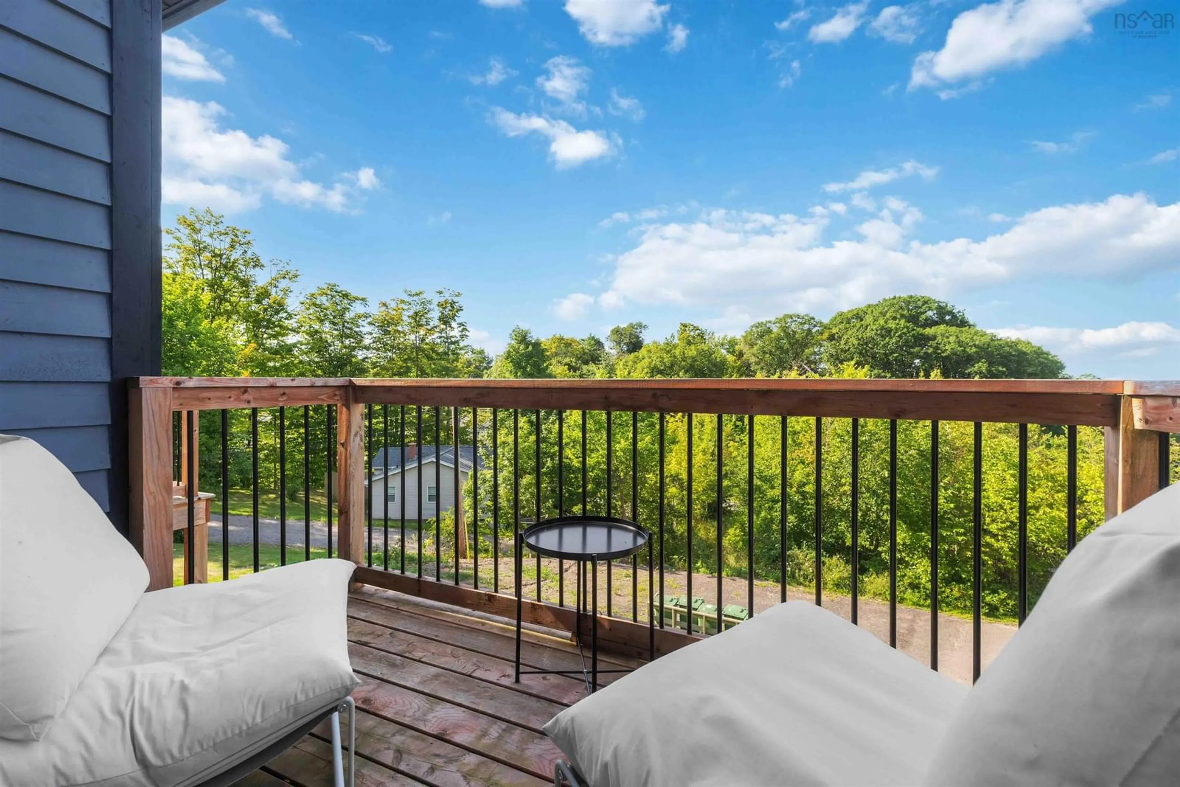 Patio, water/lake/river/ocean view for 8 Blomidon Terr #814, Wolfville Nova Scotia B4P 2G9