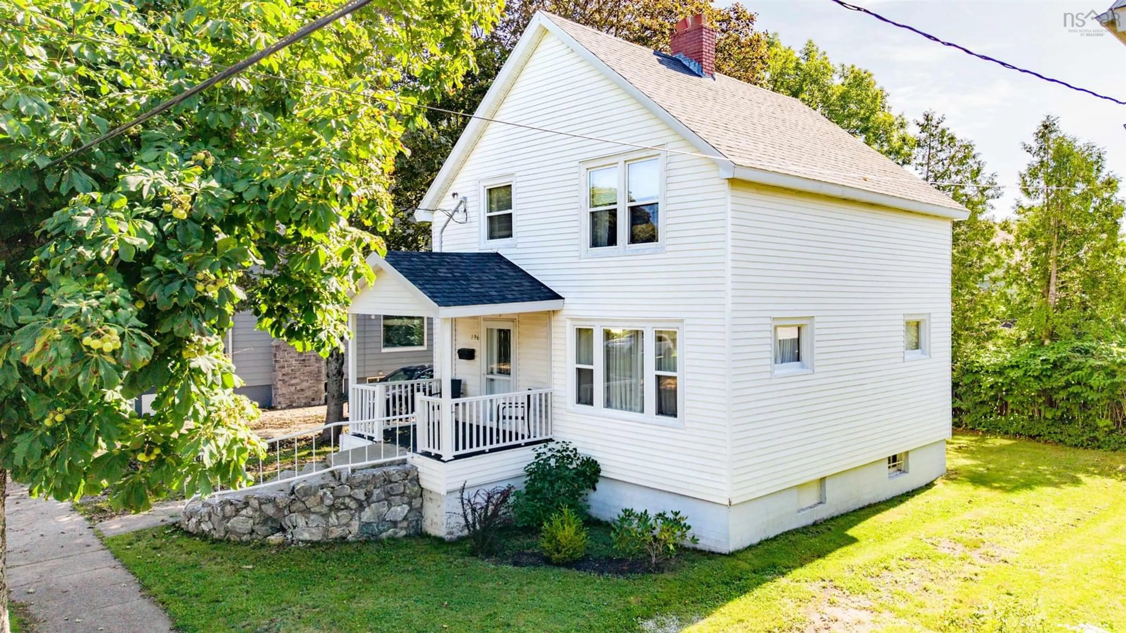 A pic from outside/outdoor area/front of a property/back of a property/a pic from drone, unknown for 196 St. Peters Rd, Sydney Nova Scotia B1P 4P8