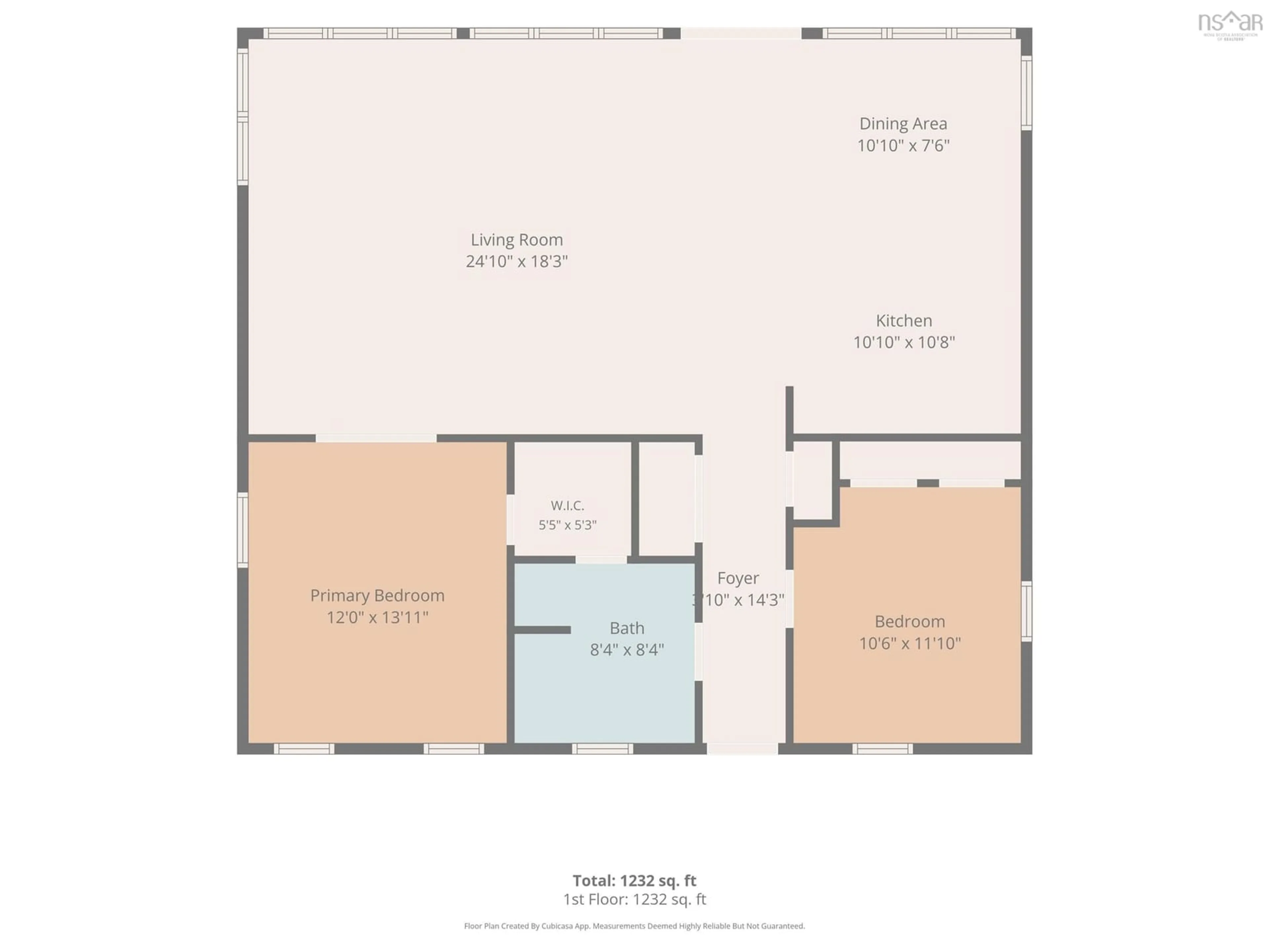 Floor plan for 14 Roy Haines Lane, Amherst Shore Nova Scotia B0L 1E0
