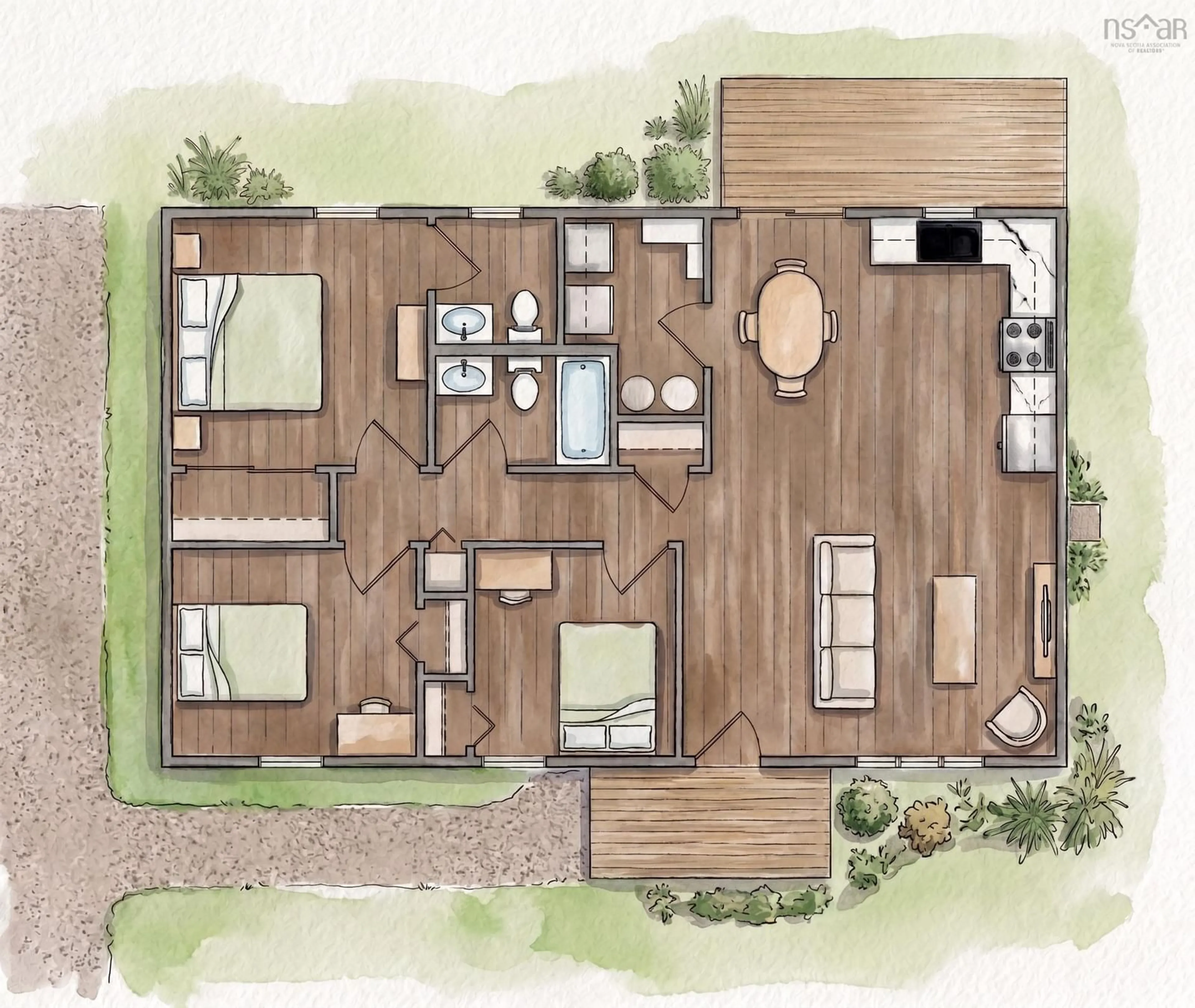 Floor plan for 8 Chateau Crt, Nictaux Nova Scotia B0S 1P0