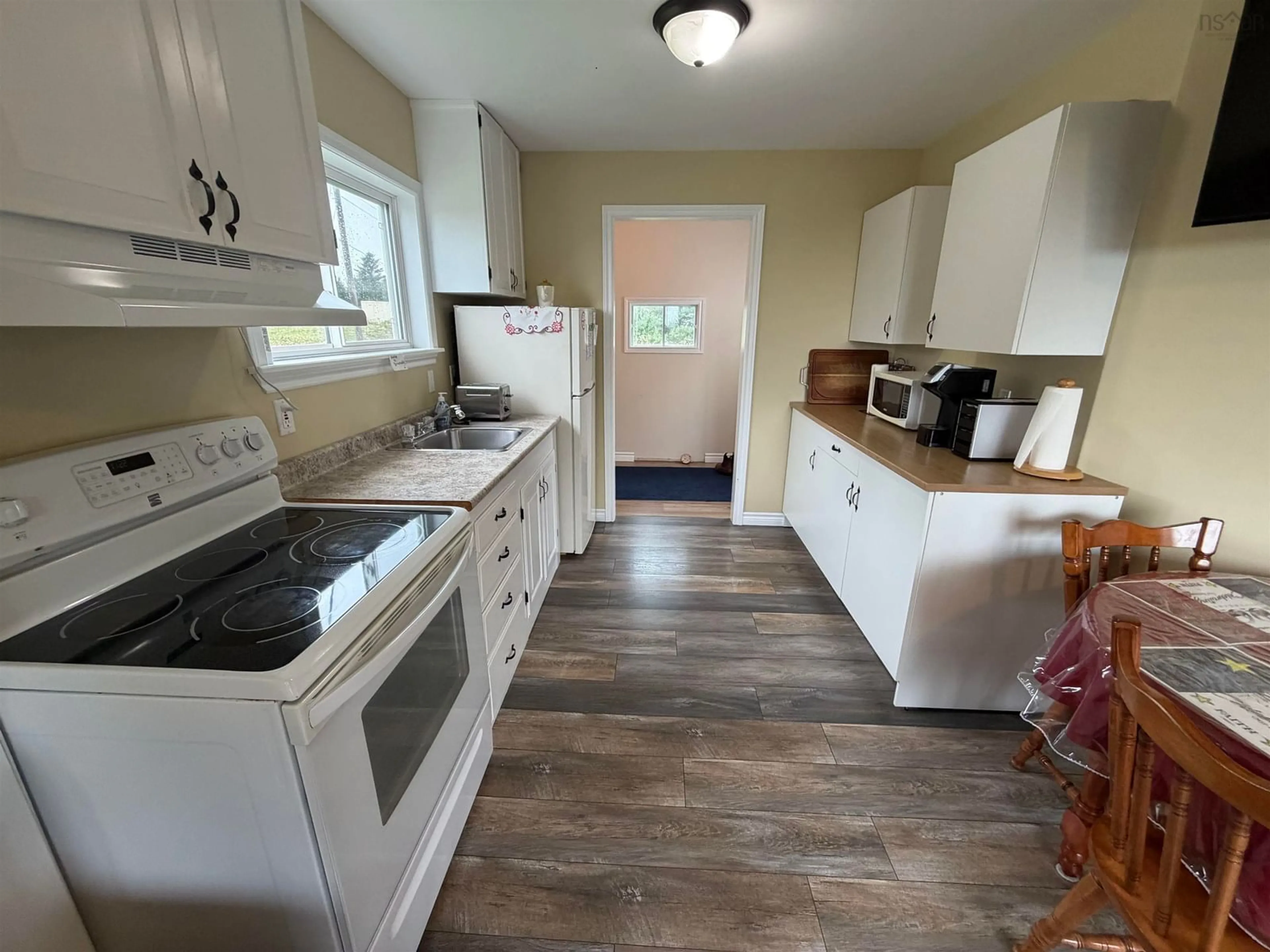 Standard kitchen, wood/laminate floor for 1698 Highway 247, L'Ardoise Nova Scotia B0E 1S0