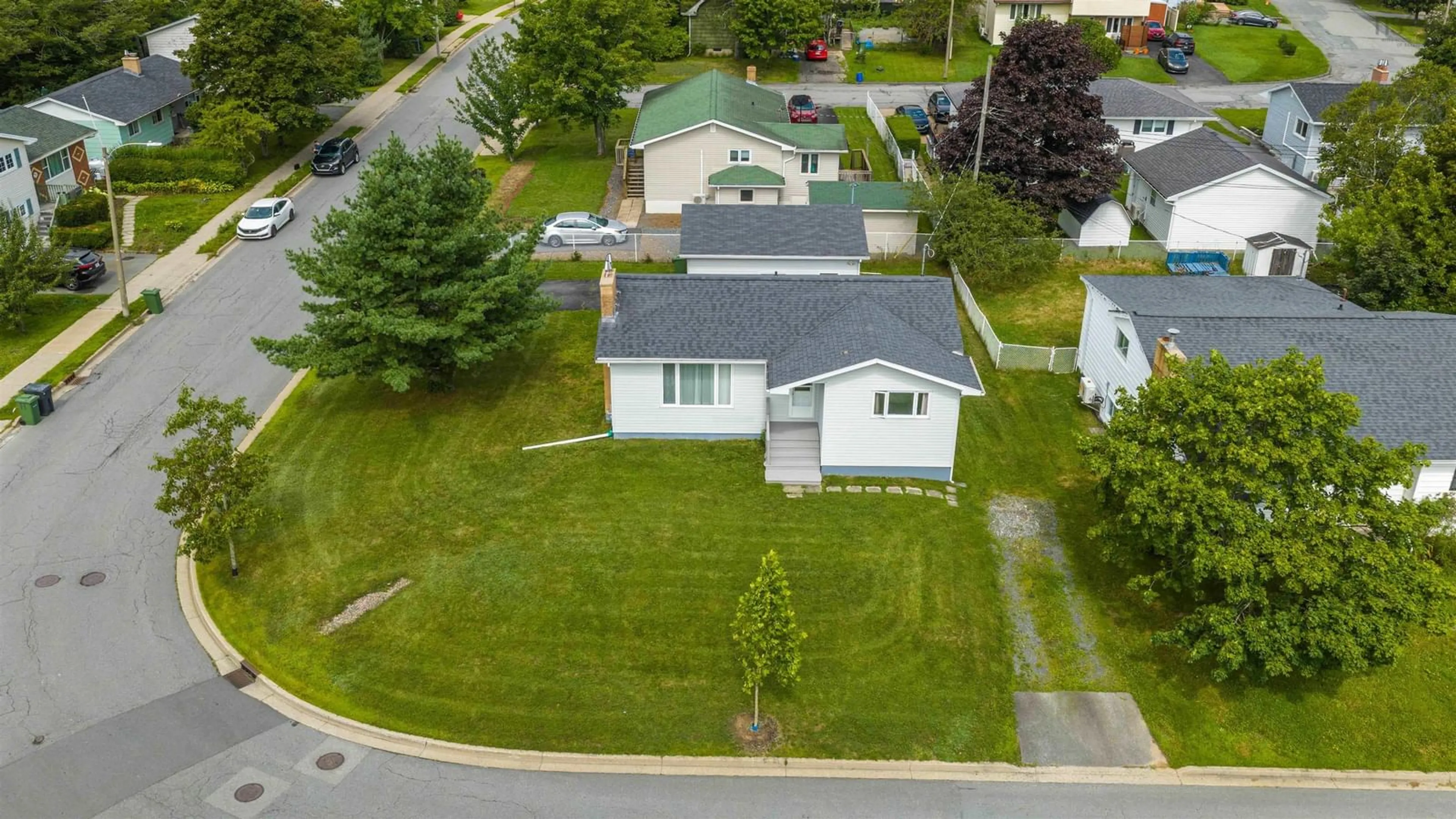 A pic from outside/outdoor area/front of a property/back of a property/a pic from drone, street for 82 Nappan Dr, Lower Sackville Nova Scotia B4C 2E3