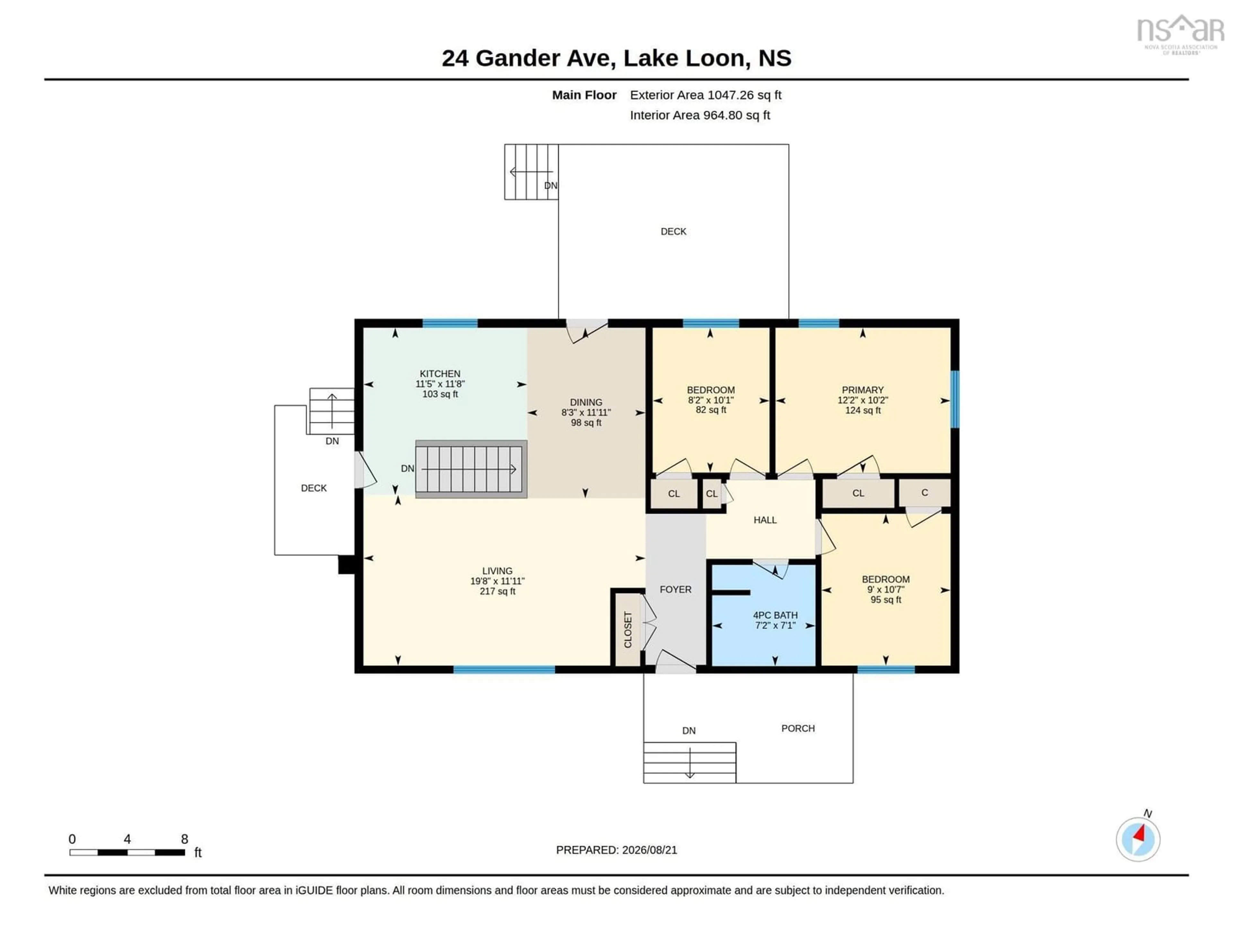 Floor plan for 24 Gander Ave, Lake Loon Nova Scotia B2W 3W4