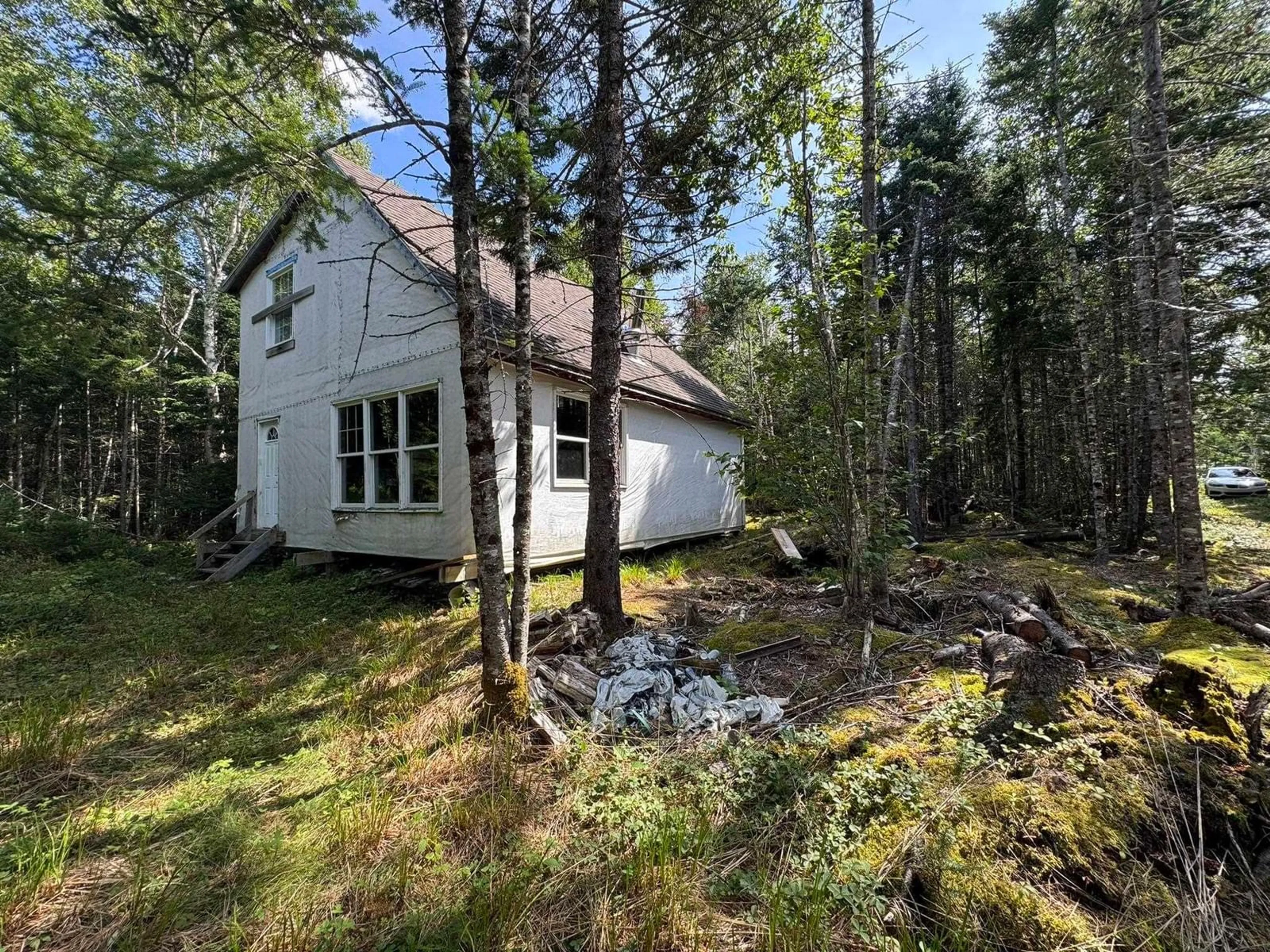 A pic from outside/outdoor area/front of a property/back of a property/a pic from drone, forest/trees view for Macs Lane #Lot, Eden Lake Nova Scotia B2H 5C8