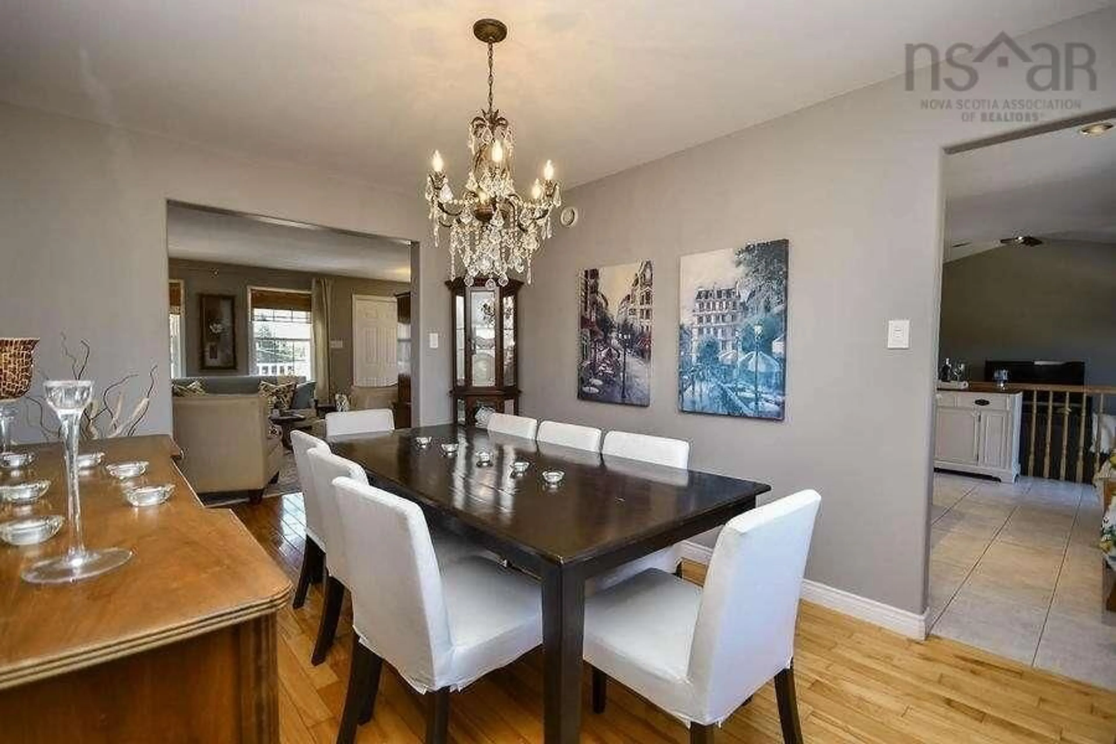 Dining room, wood/laminate floor for 66 Virginia Dr, Hammonds Plains Nova Scotia B4B 1S5