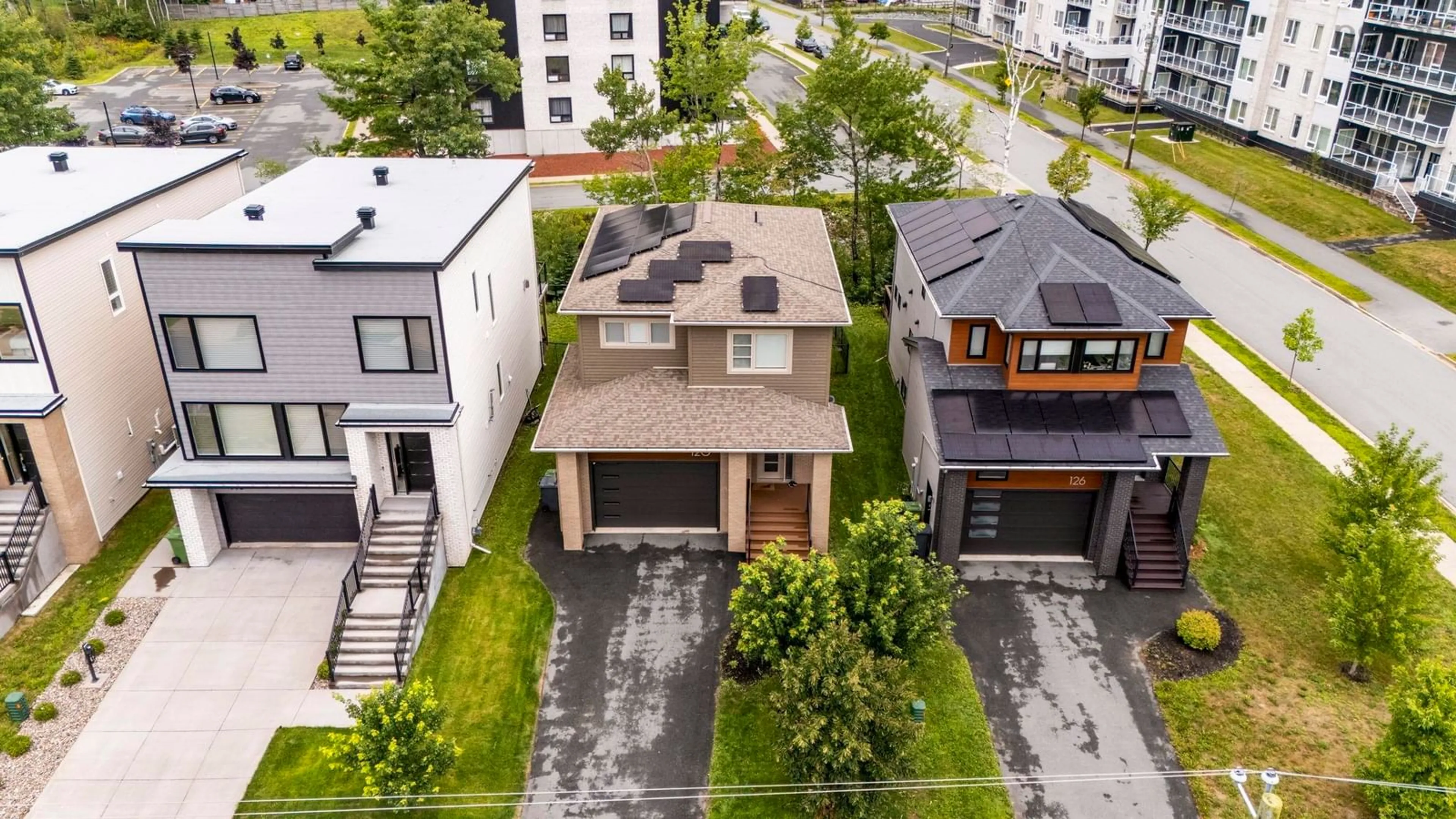A pic from outside/outdoor area/front of a property/back of a property/a pic from drone, street for 120 Samaa Crt, Bedford Nova Scotia B4B 0Y4