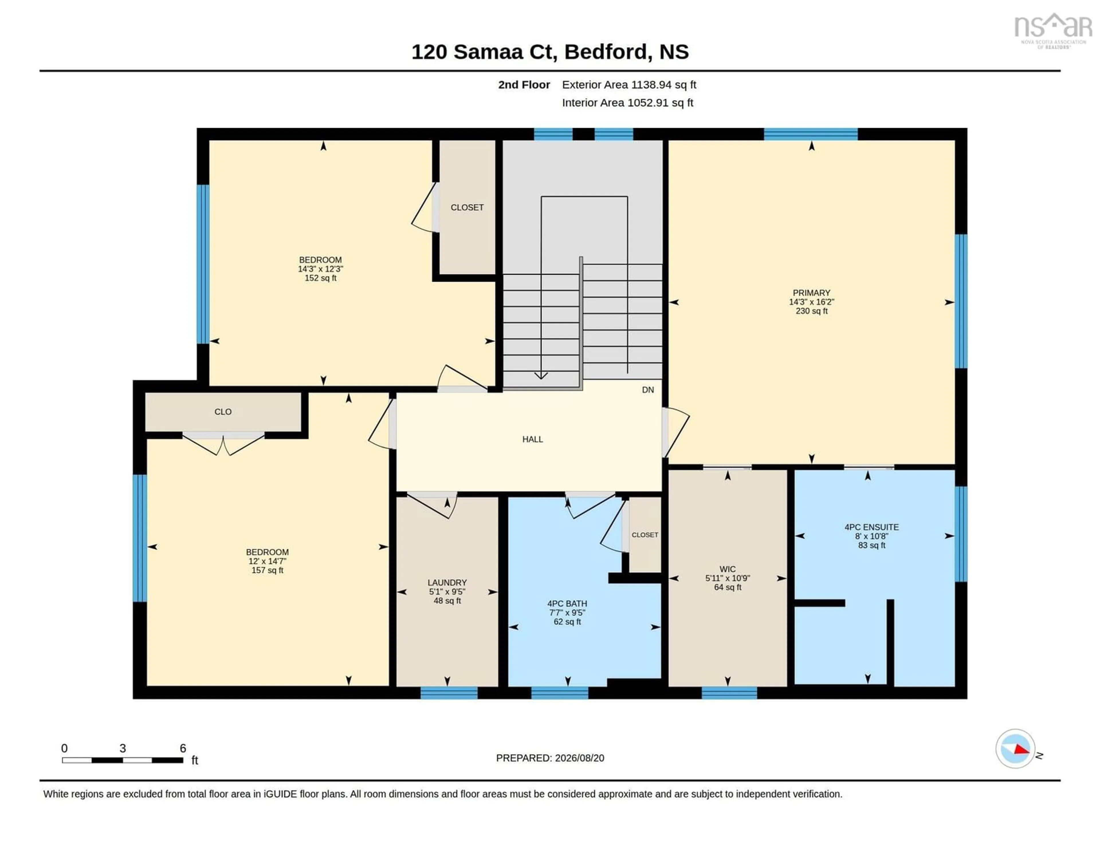 Floor plan for 120 Samaa Crt, Bedford Nova Scotia B4B 0Y4