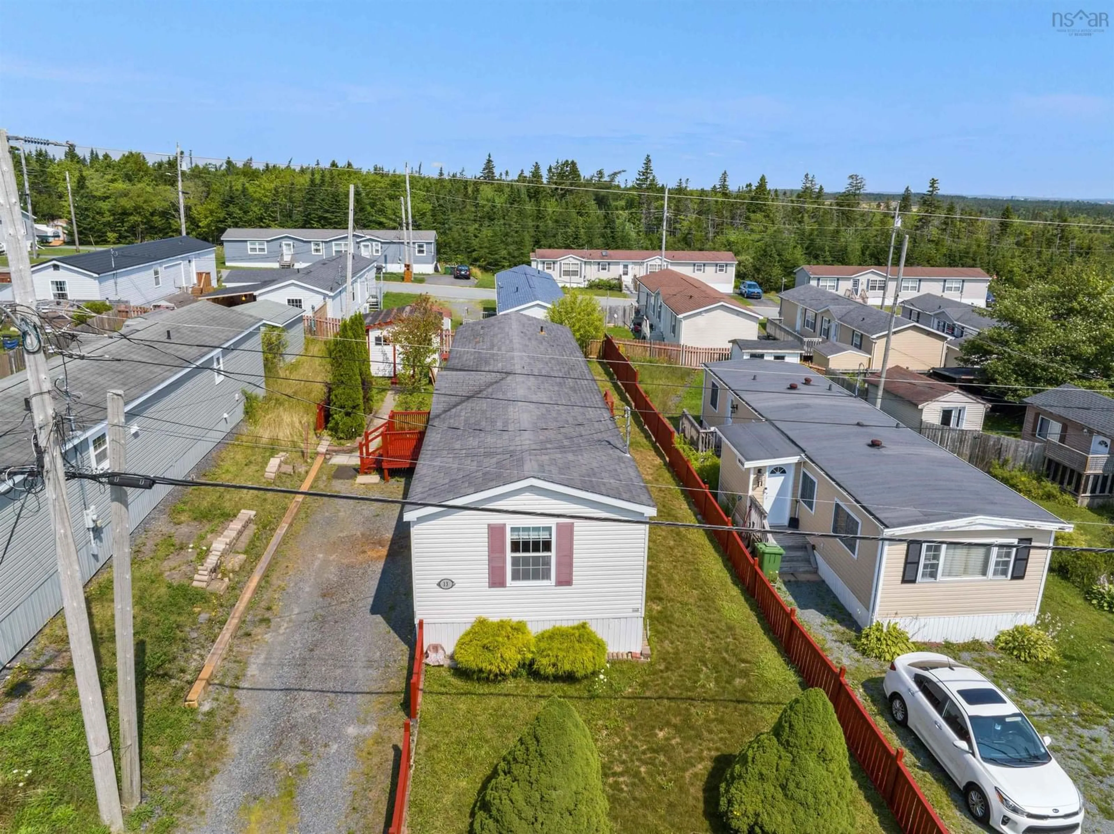 A pic from outside/outdoor area/front of a property/back of a property/a pic from drone, street for 13 Bonavista Dr, Harrietsfield Nova Scotia B3V 0B7