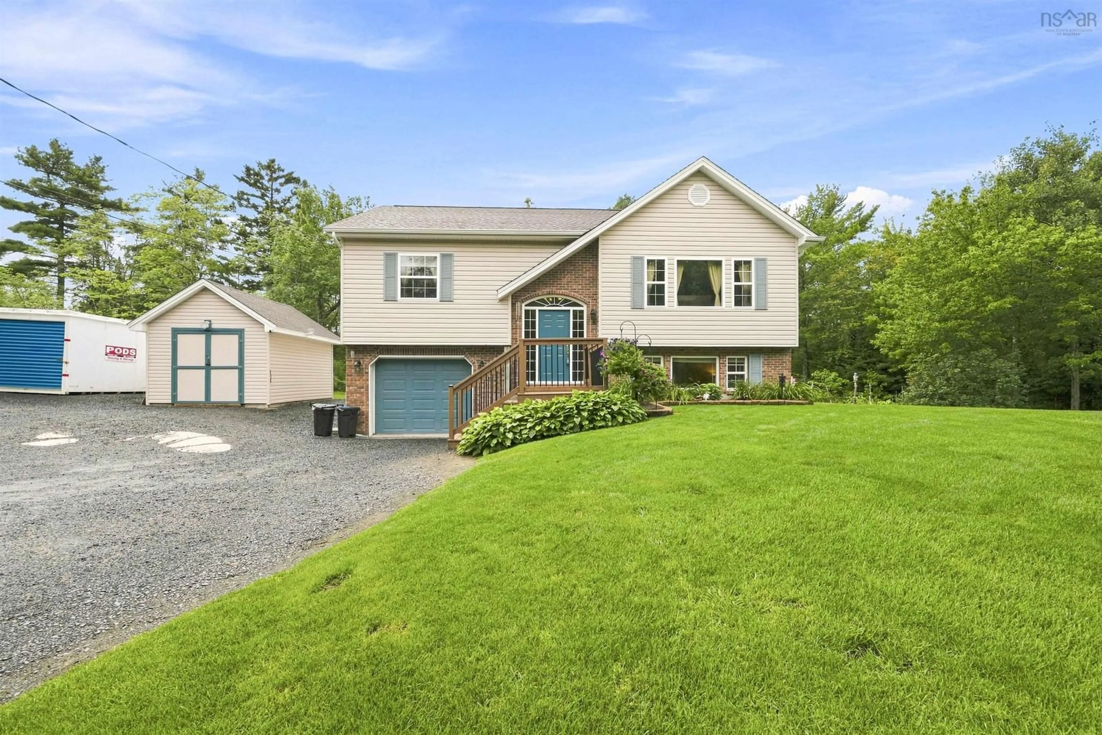 Home with vinyl exterior material, street for 73 Penny Lane, Haliburton Hills Nova Scotia B3Z 1P5