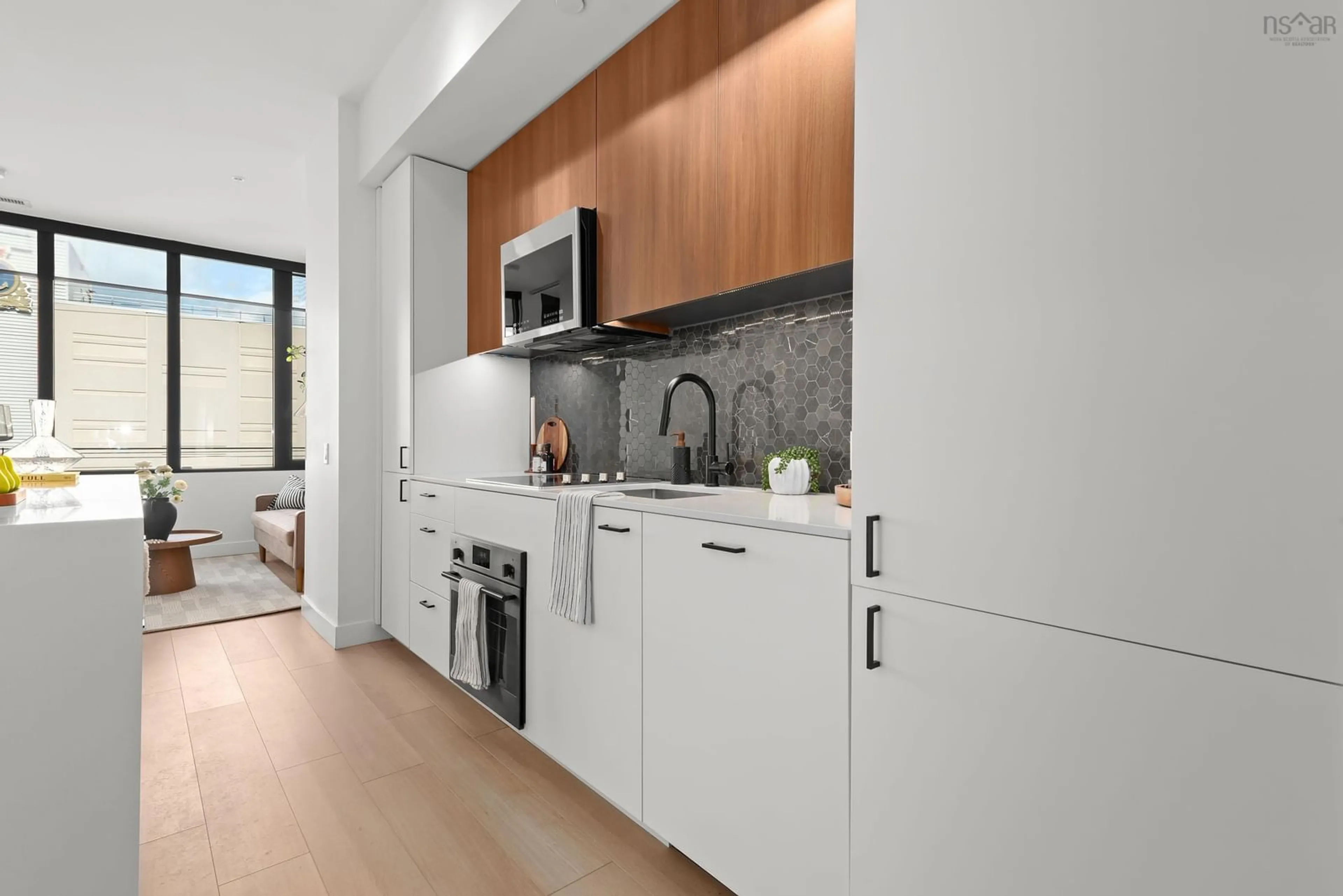 Standard kitchen, ceramic/tile floor for 5511 Bilby St St #208, Halifax Nova Scotia B3K 0M5