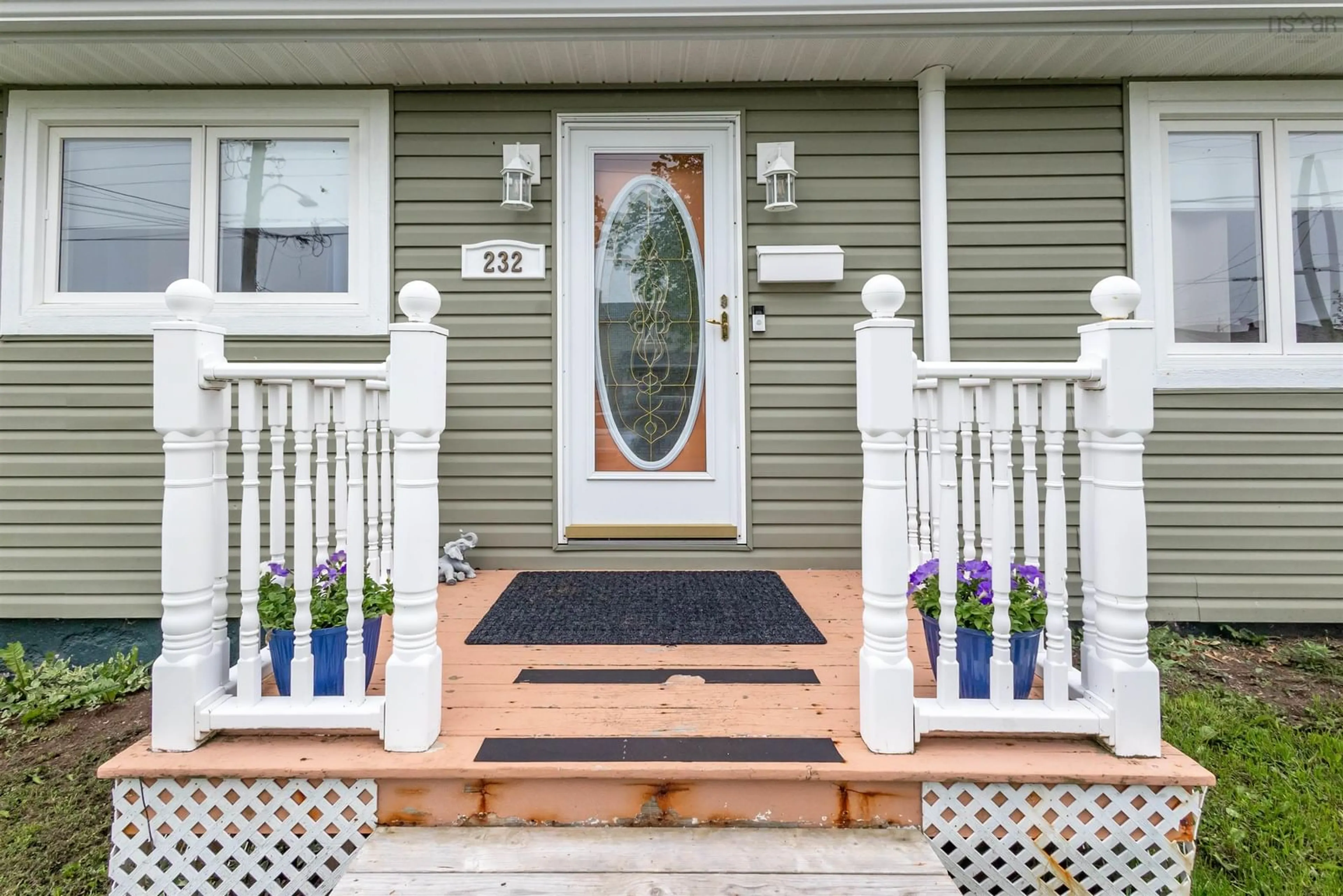 Home with vinyl exterior material, street for 232 Cusack Dr, Sydney Nova Scotia B1P 3W7