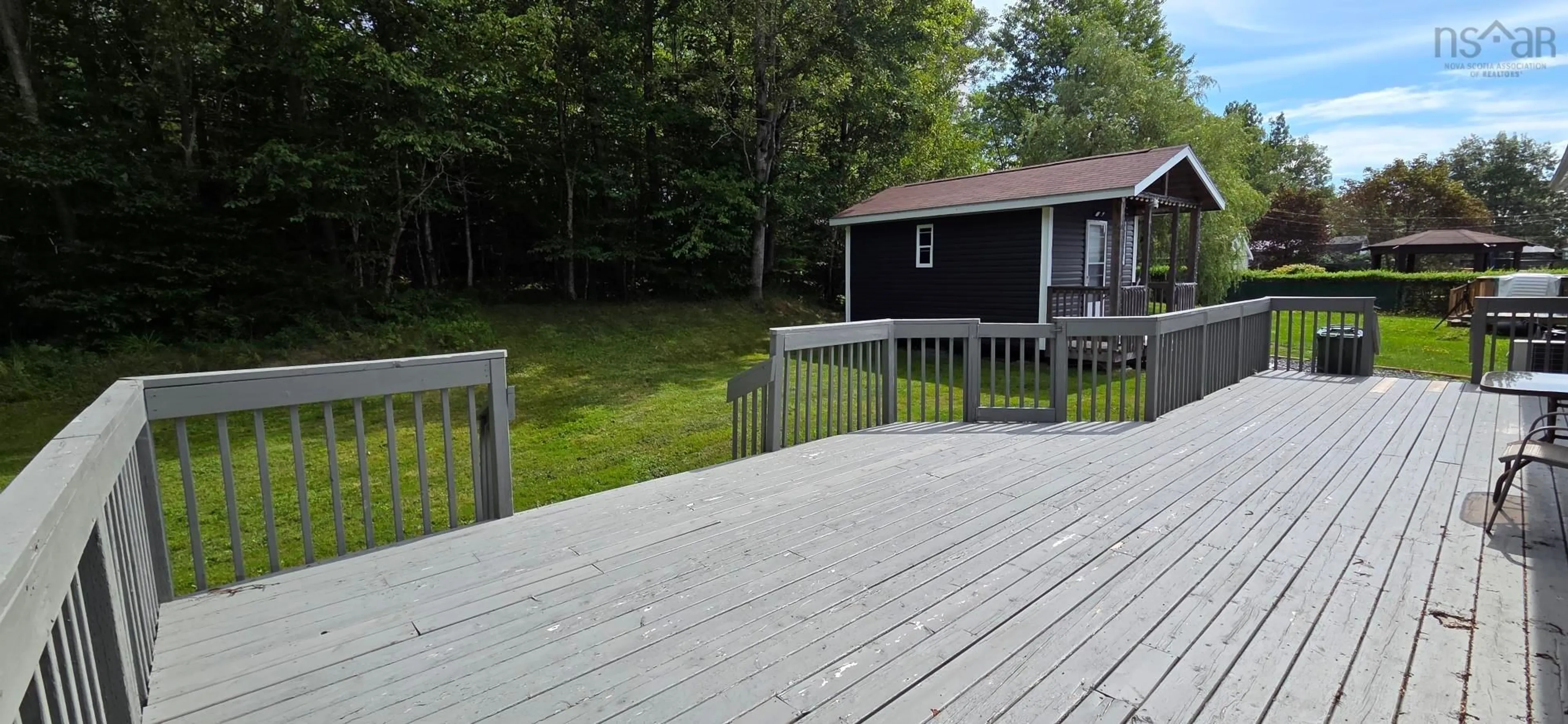 Patio, water/lake/river/ocean view for 25 Saturn Dr, Lower Sackville Nova Scotia B4C 2V6