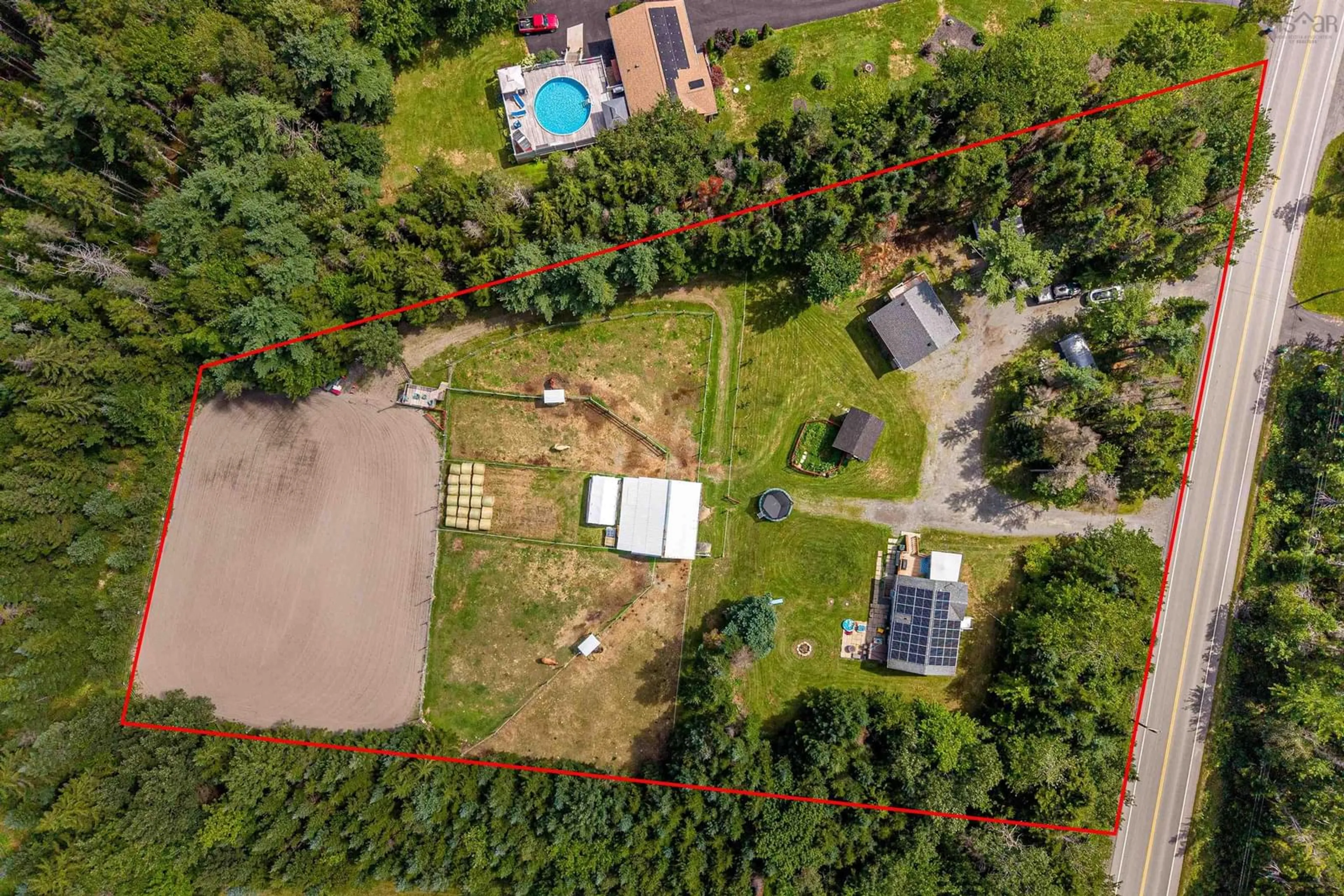 A pic from outside/outdoor area/front of a property/back of a property/a pic from drone, unknown for Highway 1 #287, Mount Uniacke Nova Scotia B0N 1Z0