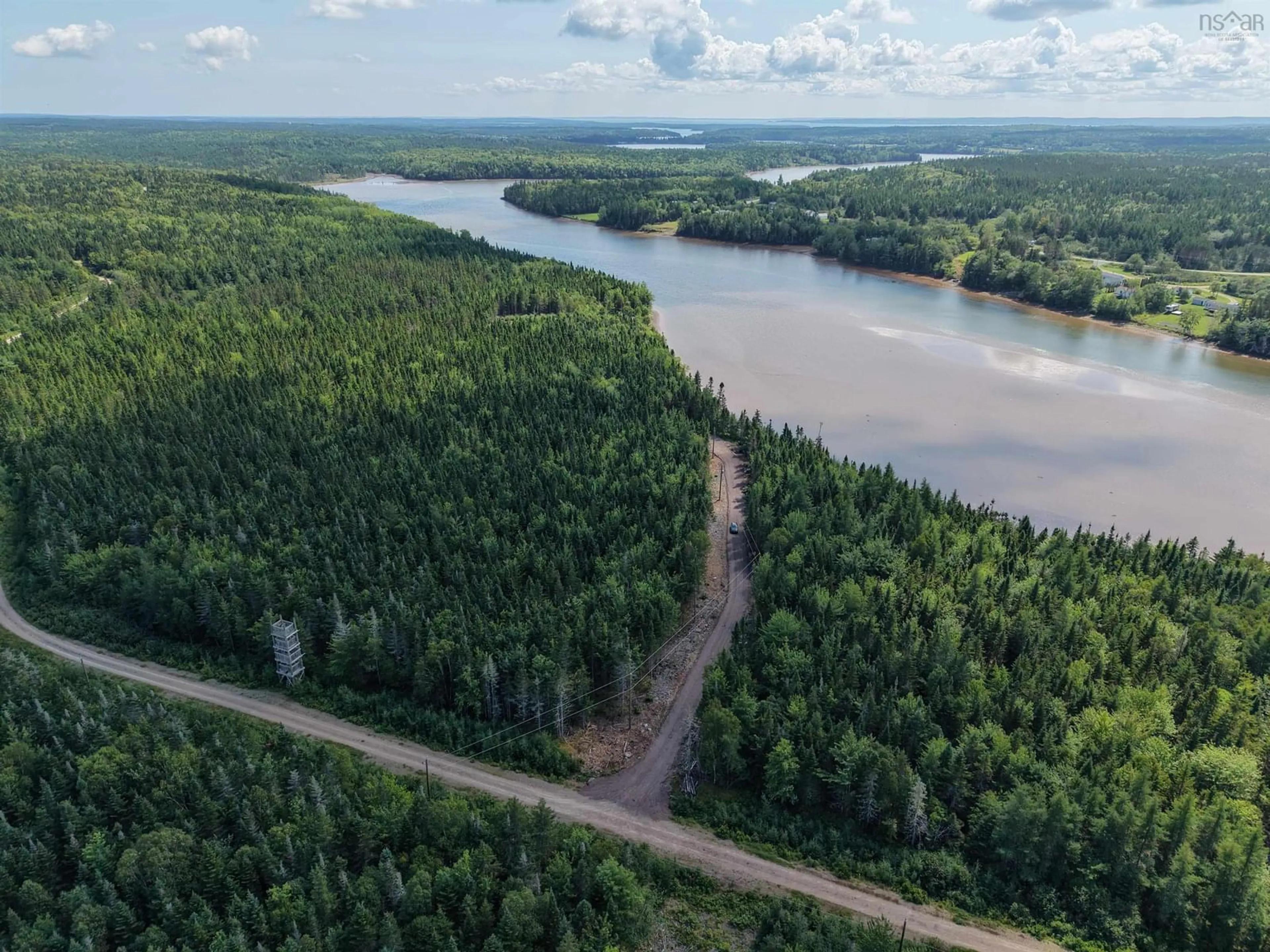 A pic from outside/outdoor area/front of a property/back of a property/a pic from drone, water/lake/river/ocean view for Jonathan R Bouman Lane, Evanston Nova Scotia B0E 3J0