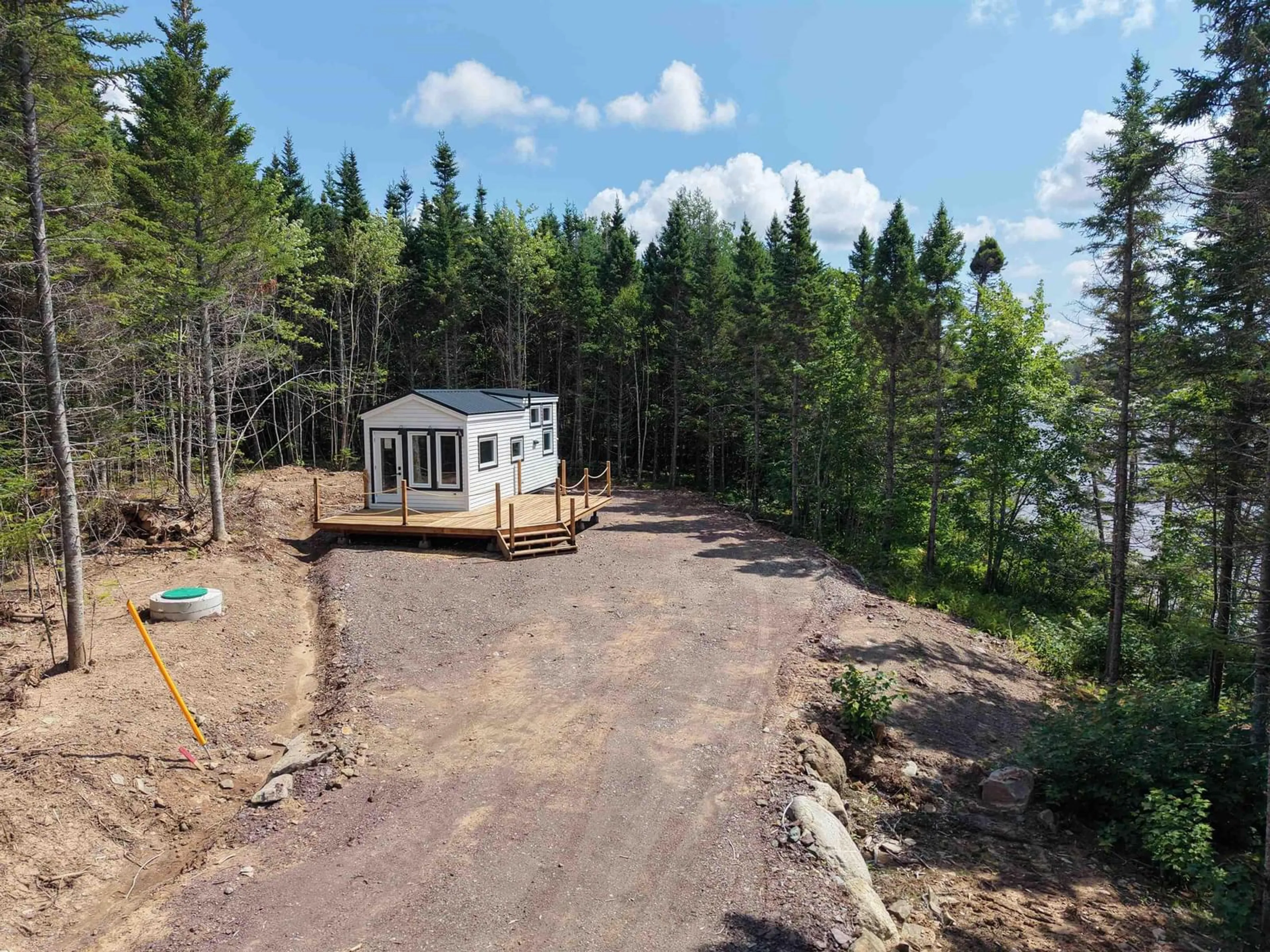 A pic from outside/outdoor area/front of a property/back of a property/a pic from drone, forest/trees view for Jonathan R Bouman Lane, Evanston Nova Scotia B0E 3J0