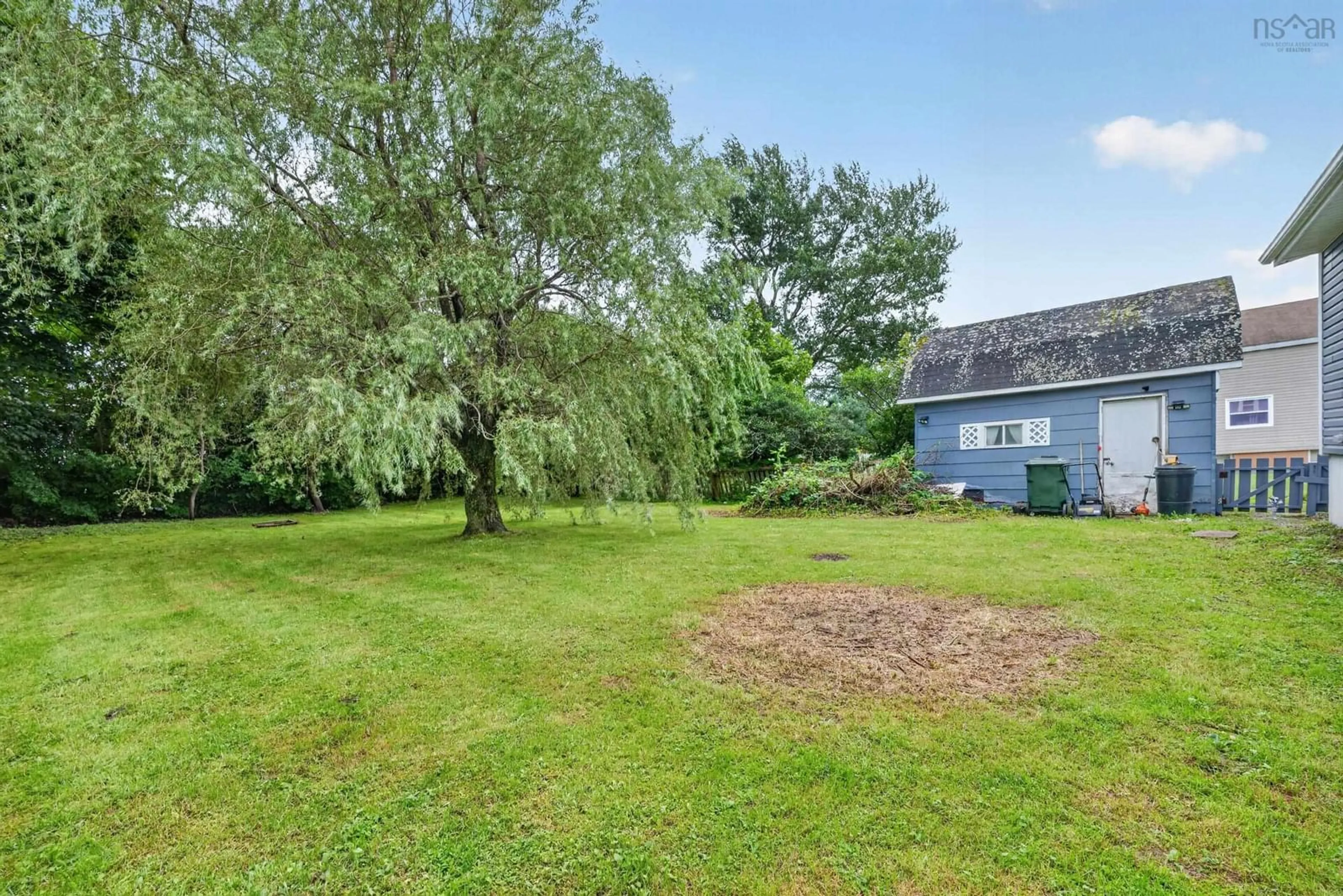 A pic from outside/outdoor area/front of a property/back of a property/a pic from drone, water/lake/river/ocean view for 135 Forrest Street, Sydney Mines Nova Scotia B1V 2B6