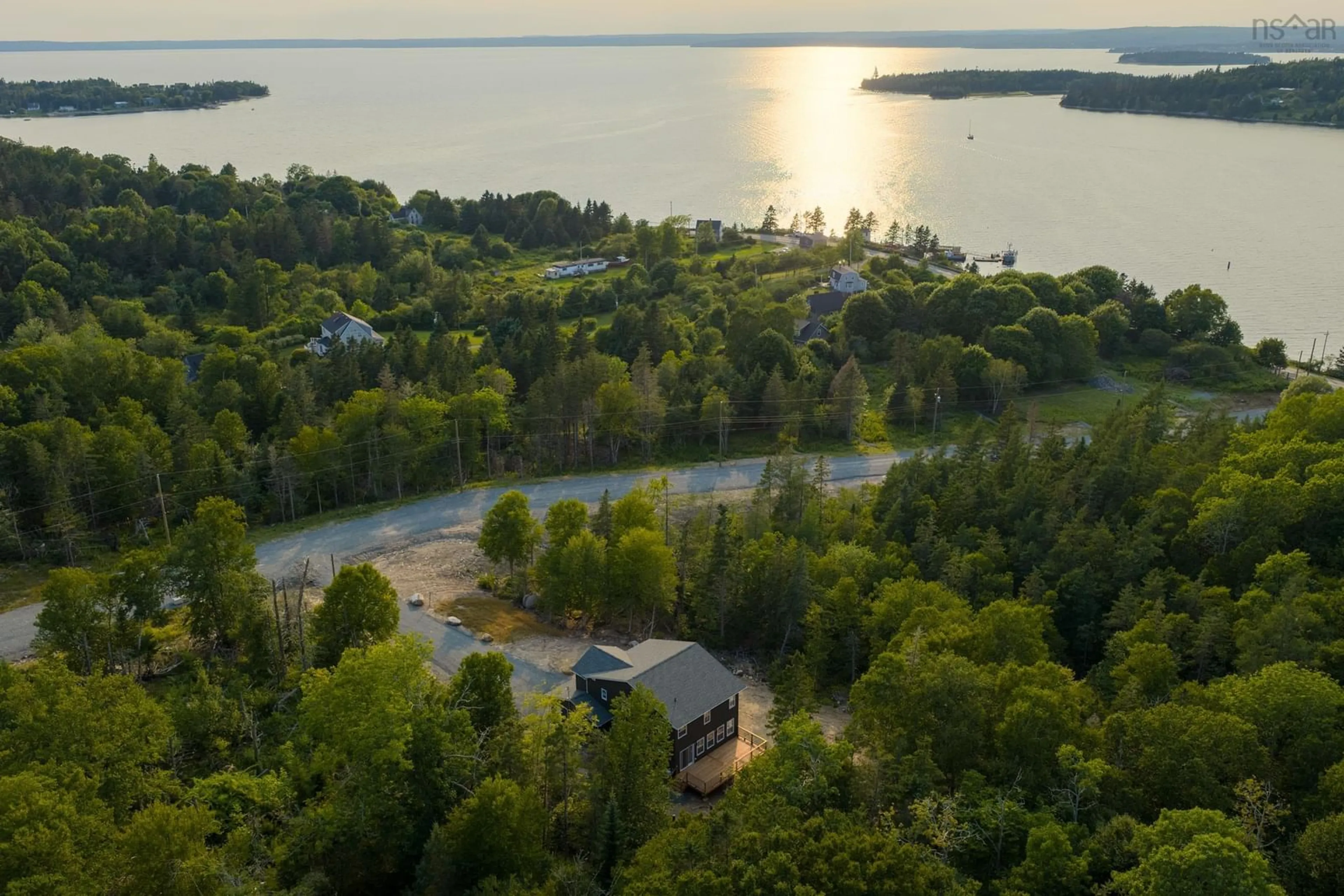 A pic from outside/outdoor area/front of a property/back of a property/a pic from drone, water/lake/river/ocean view for 102 Peggys Cove Rd #Lot, French Village Nova Scotia B3Z 2V1