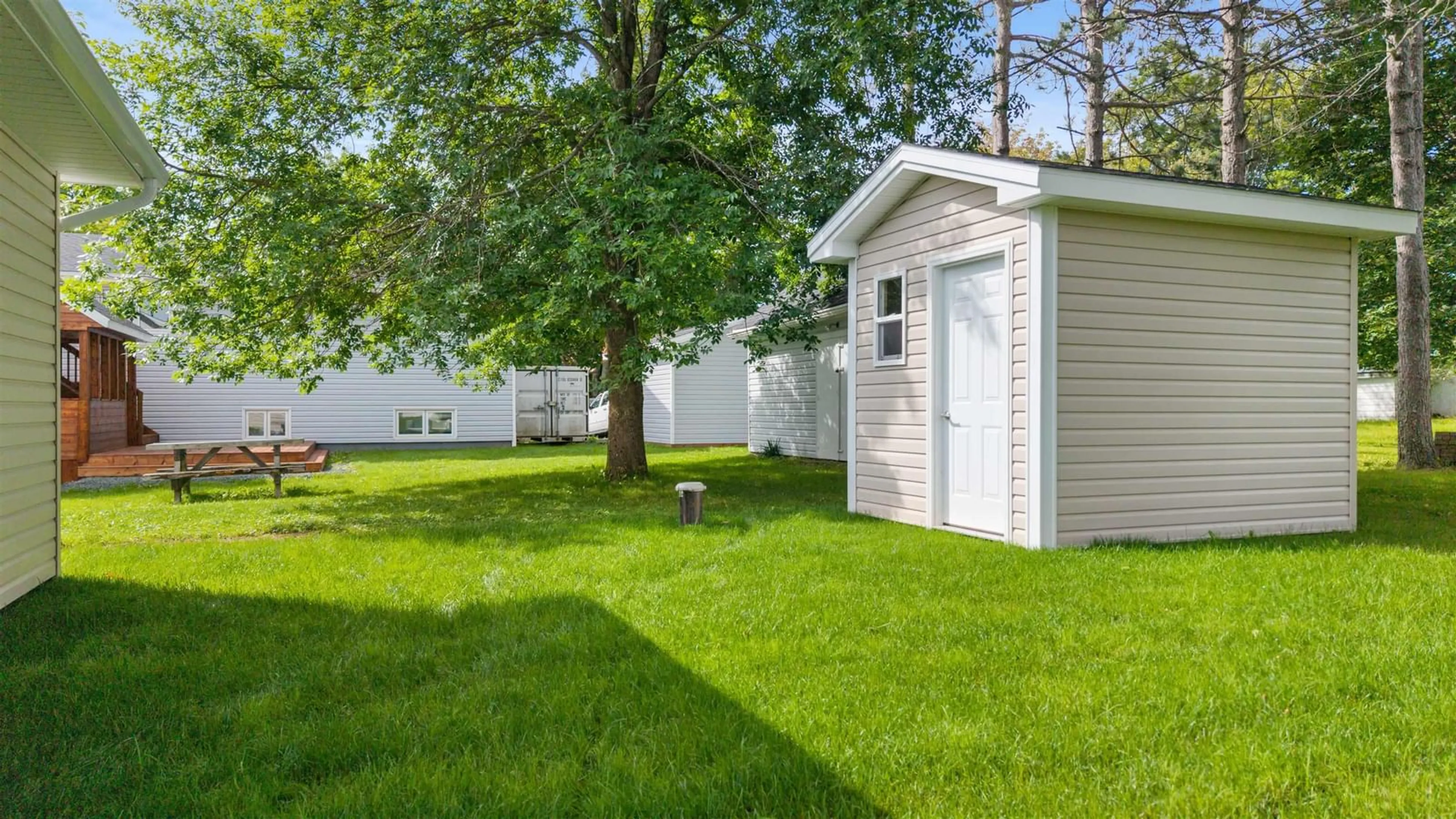 Home with vinyl exterior material, street for 15 Sunset Lane, Valley Nova Scotia B6L 4J9