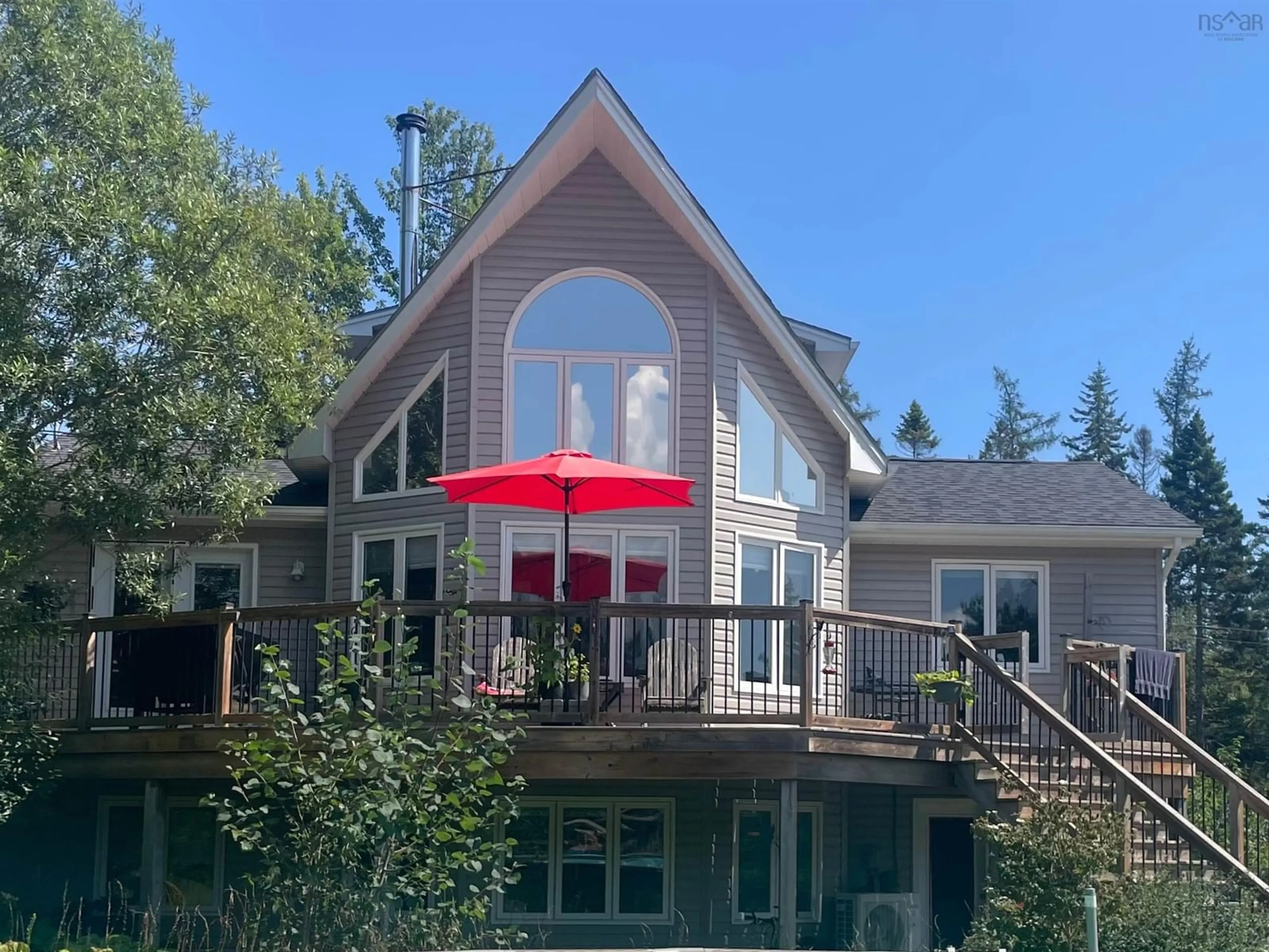 Home with vinyl exterior material, water/lake/river/ocean view for 182 Stanford Lake Rd, Chester Nova Scotia B0J 1J0