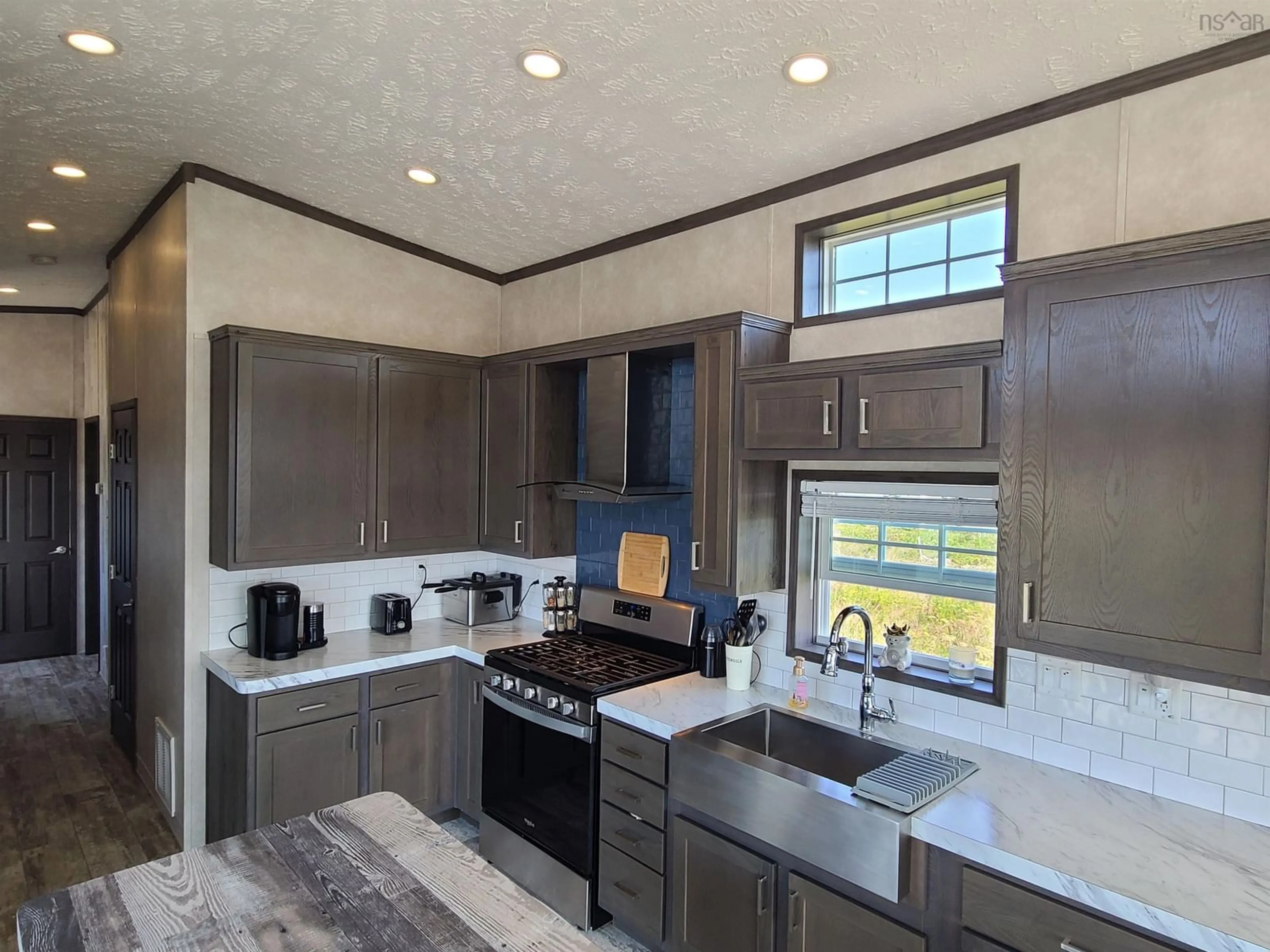 Open concept kitchen, ceramic/tile floor for 51 Bennie's Lane, Louisdale Nova Scotia B0E 1V0