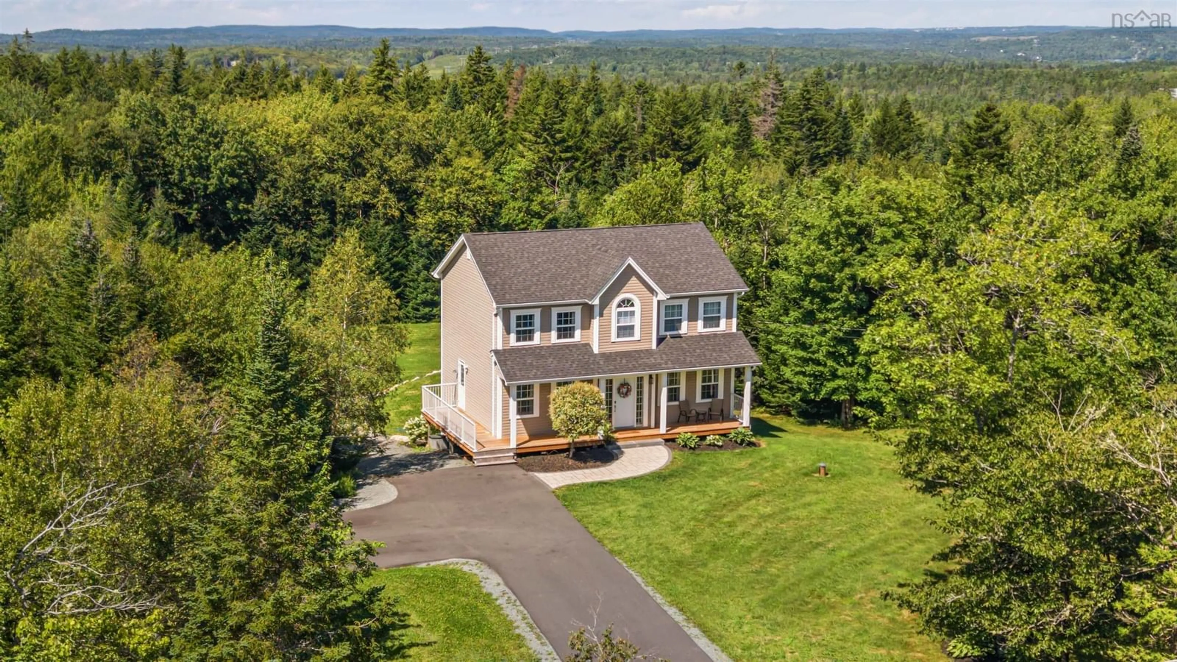 A pic from outside/outdoor area/front of a property/back of a property/a pic from drone, unknown for 271 Newbury Rd, Lucasville Nova Scotia B4B 0E8