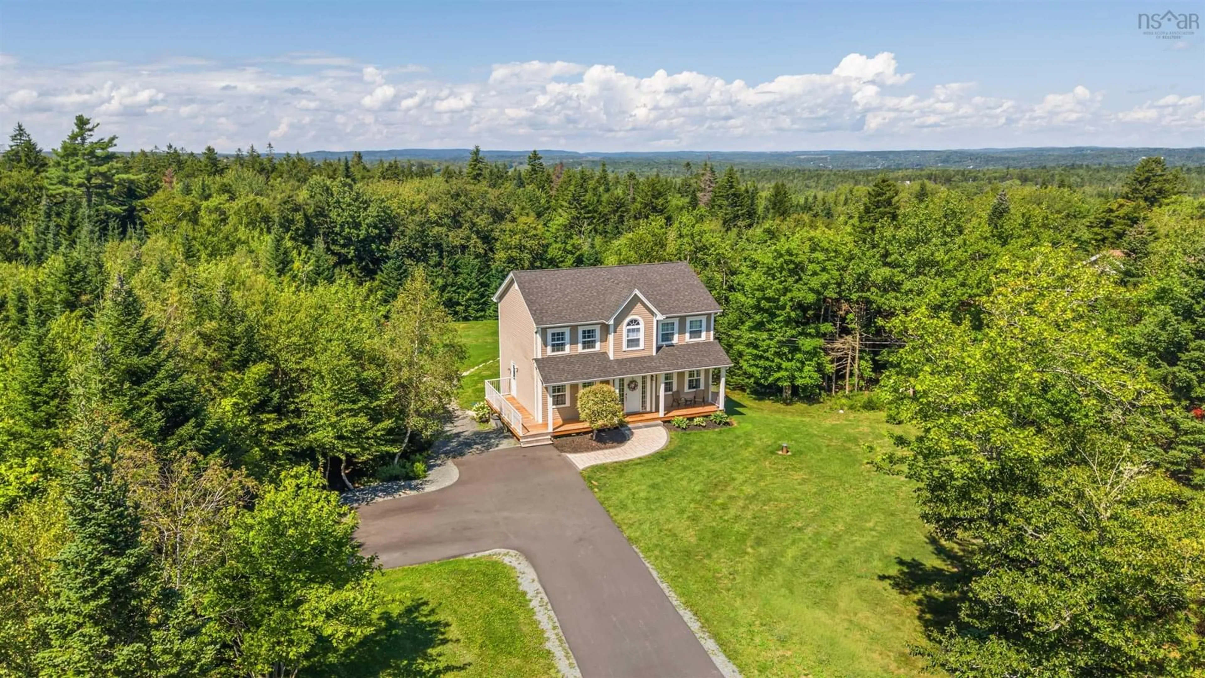 A pic from outside/outdoor area/front of a property/back of a property/a pic from drone, water/lake/river/ocean view for 271 Newbury Rd, Lucasville Nova Scotia B4B 0E8