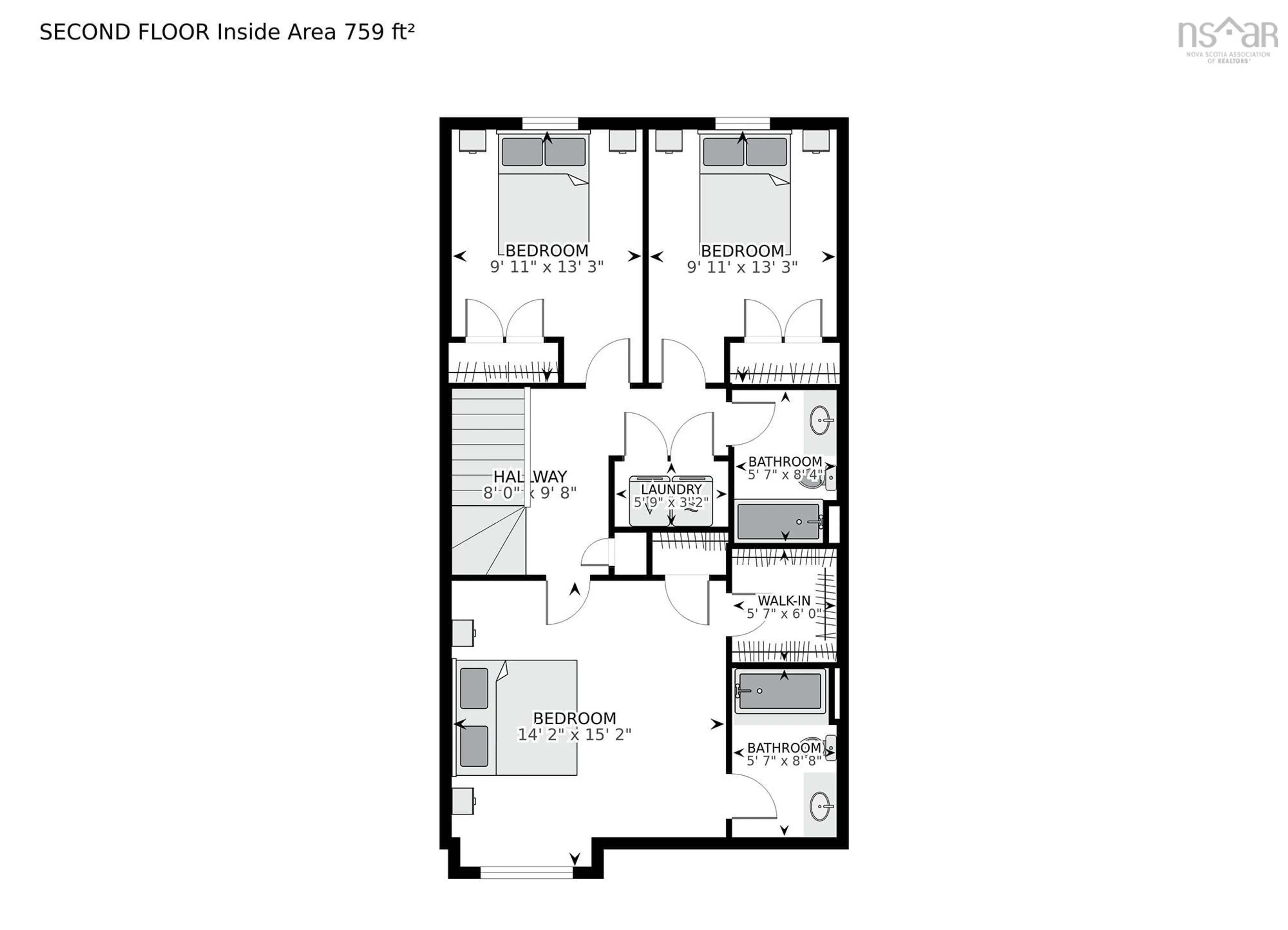 Floor plan for 9 Lasalle Crt, Bedford Nova Scotia B4B 0H8