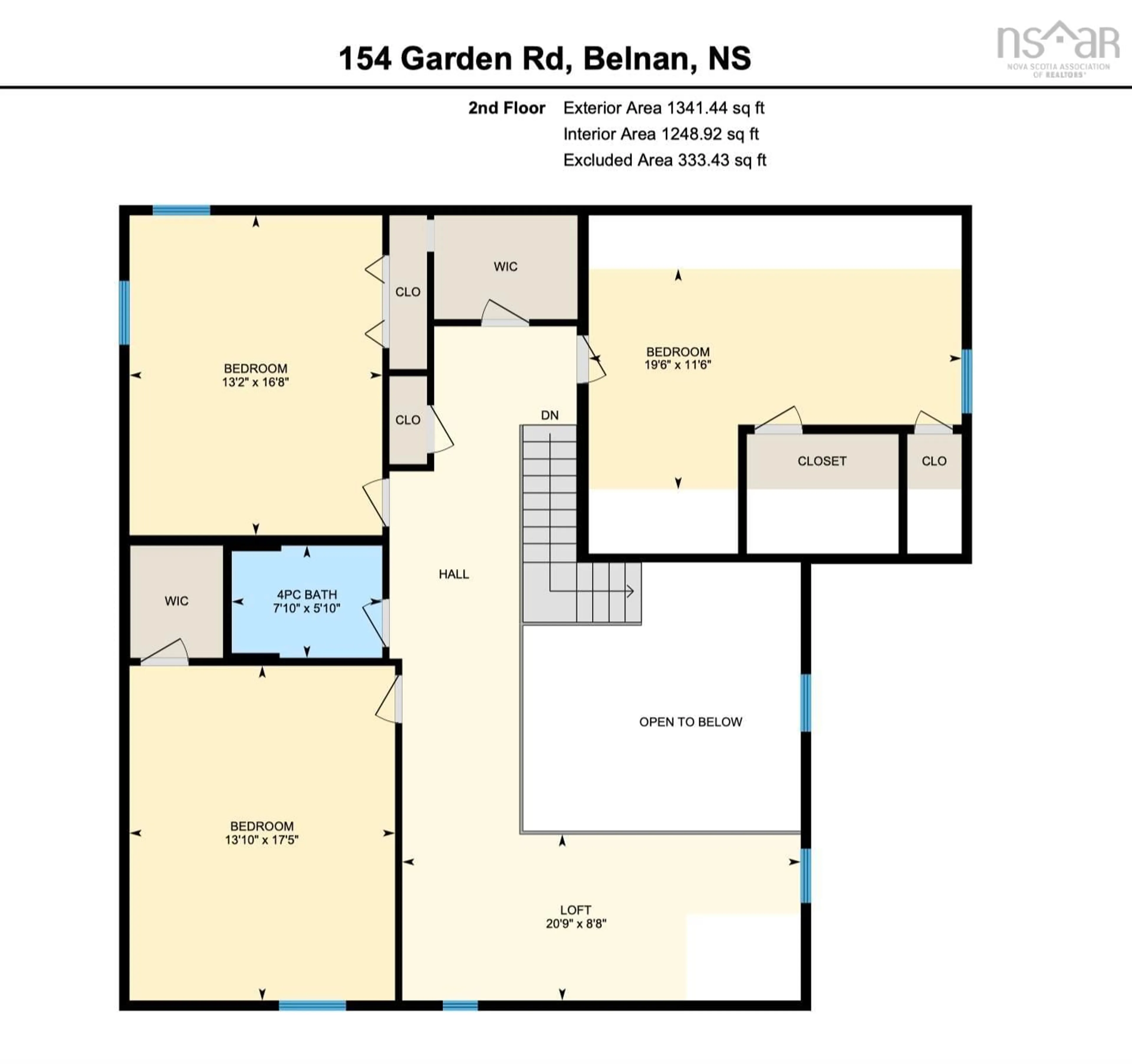 Floor plan for 154 Garden Rd, Belnan Nova Scotia B2S 2N3