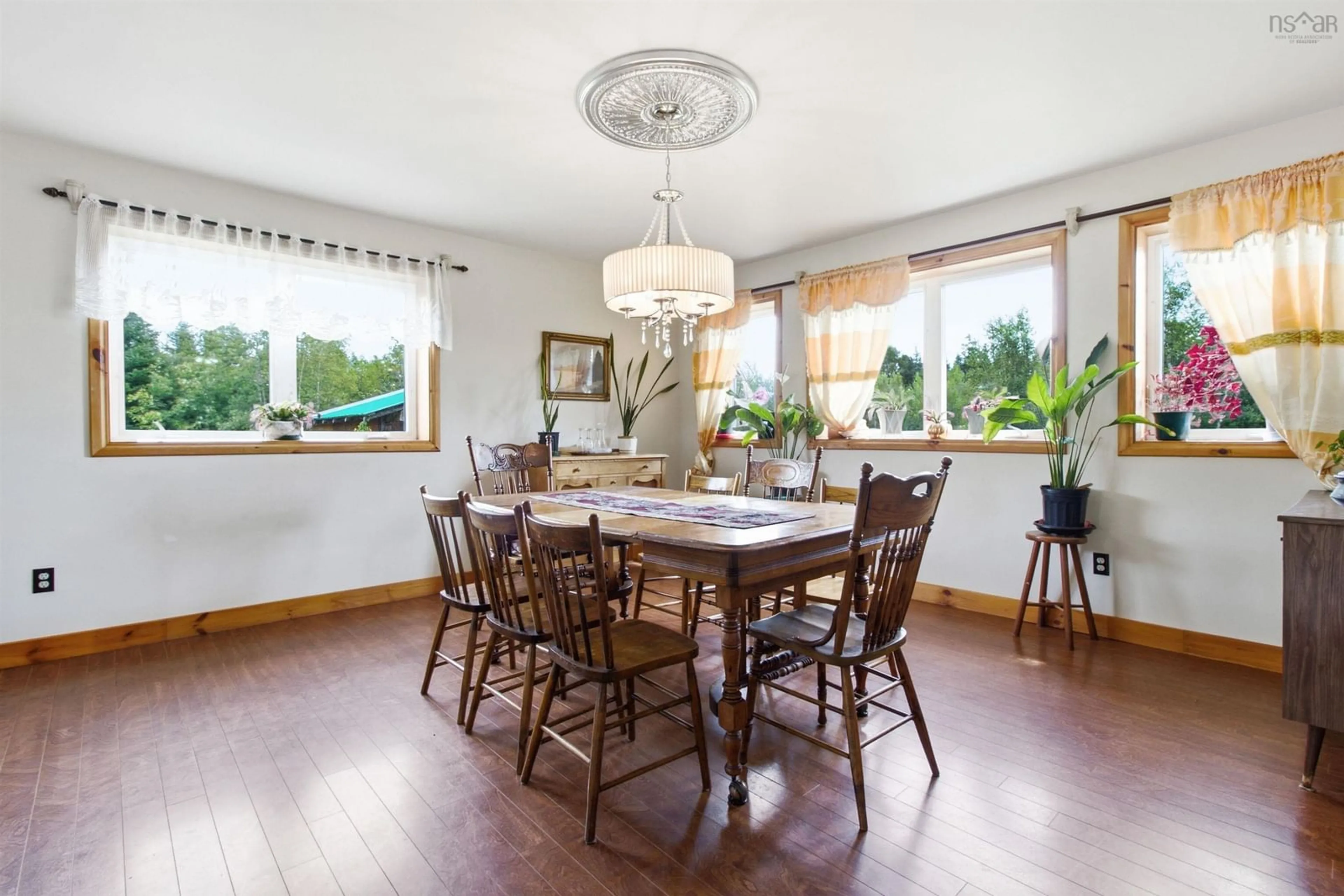 Dining room, wood/laminate floor for 2804 New Russell Rd, New Russell Nova Scotia B0J 2M0