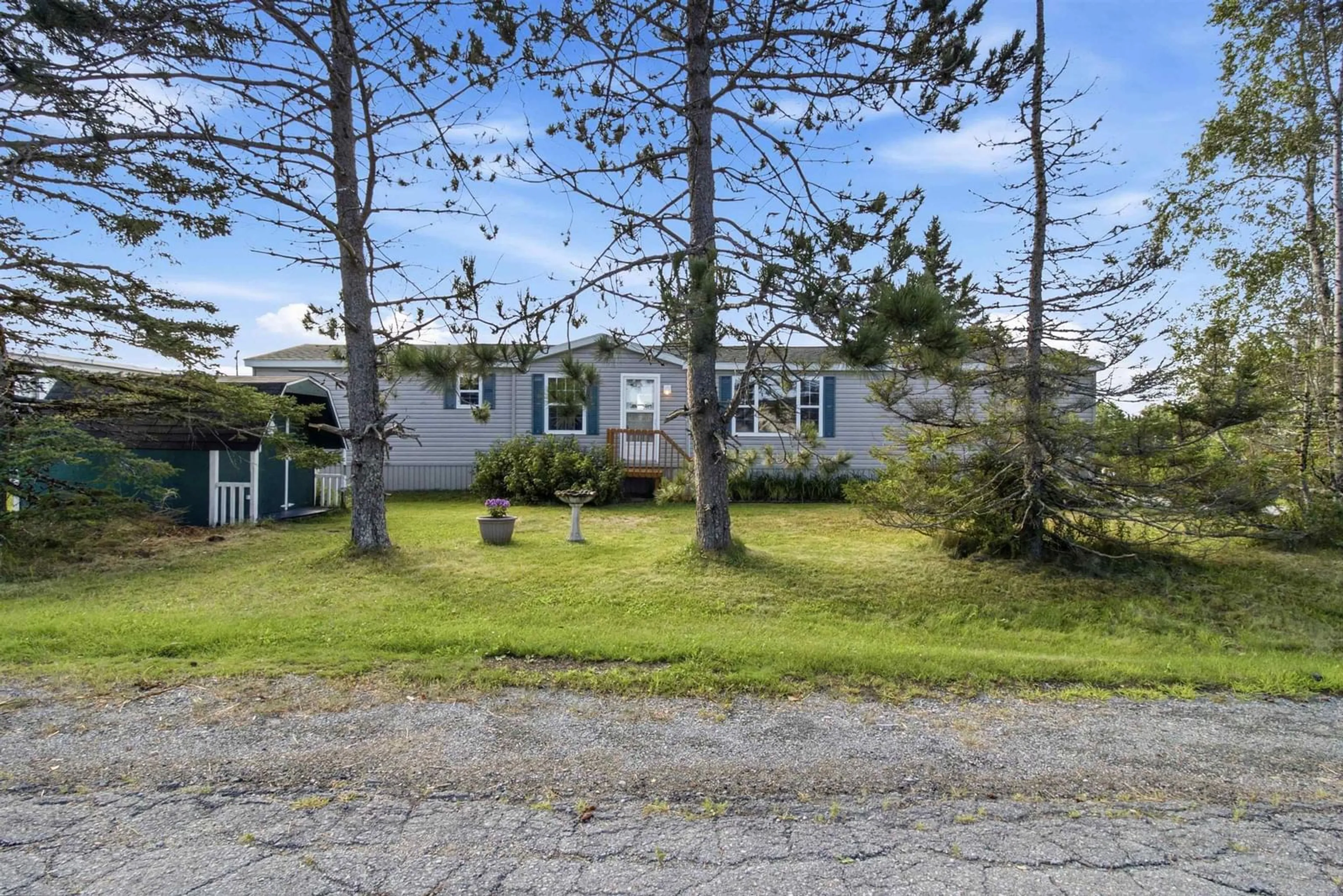 Home with vinyl exterior material, street for 22 Davis Dr, South Uniacke Nova Scotia B0N 1Z0