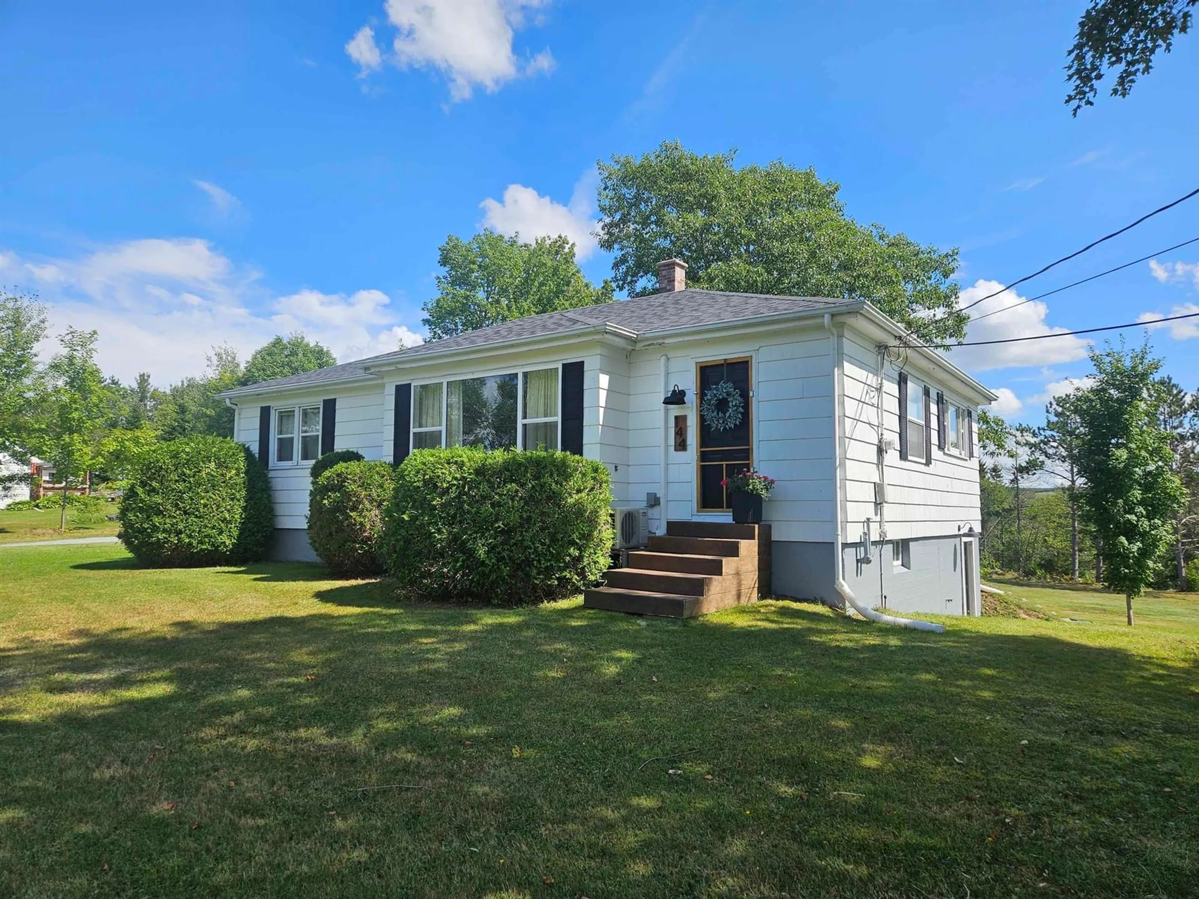 Home with vinyl exterior material, street for 144 Truro Rd, North River Nova Scotia B6L 6X8