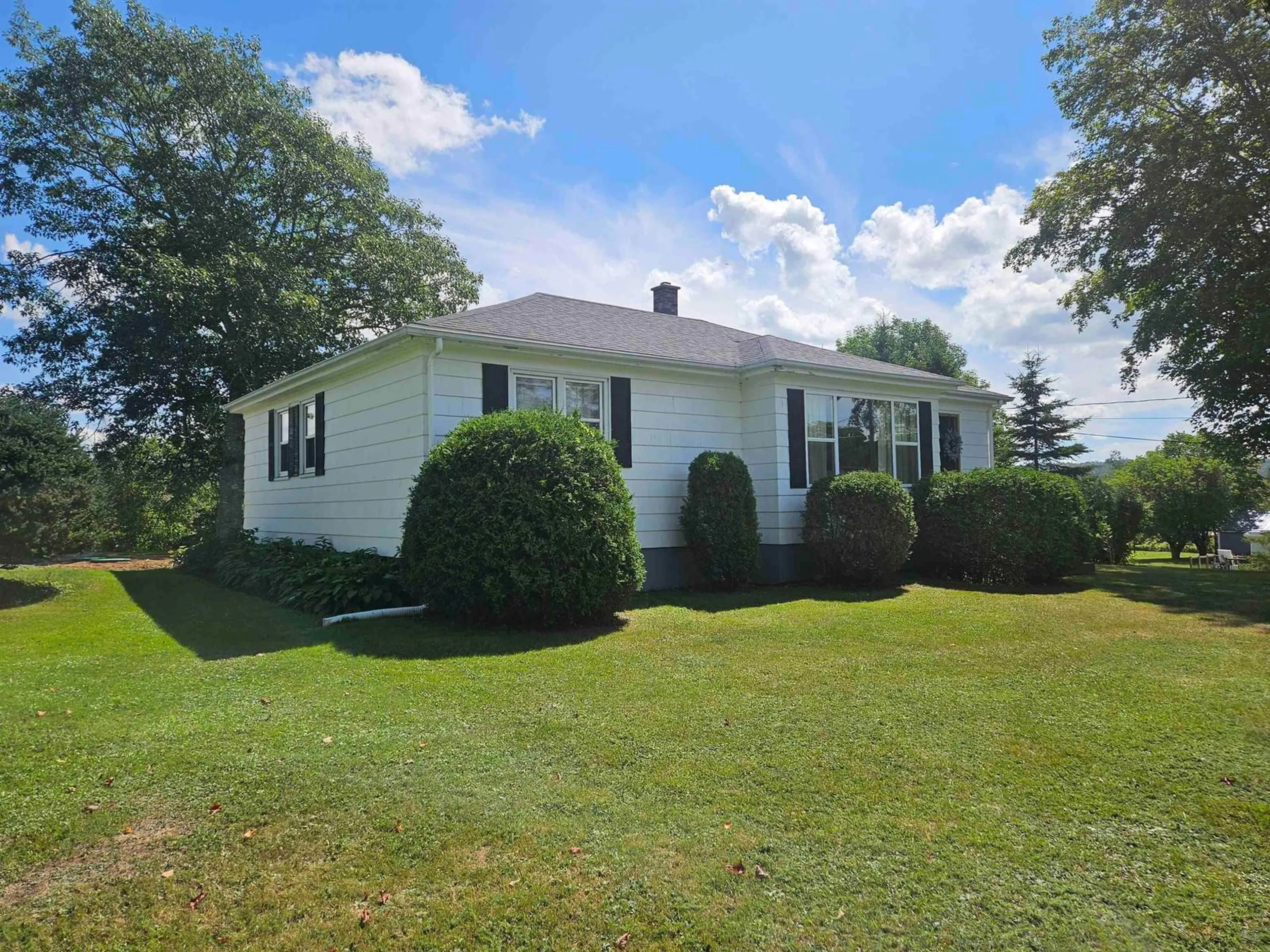 A pic from outside/outdoor area/front of a property/back of a property/a pic from drone, street for 144 Truro Rd, North River Nova Scotia B6L 6X8