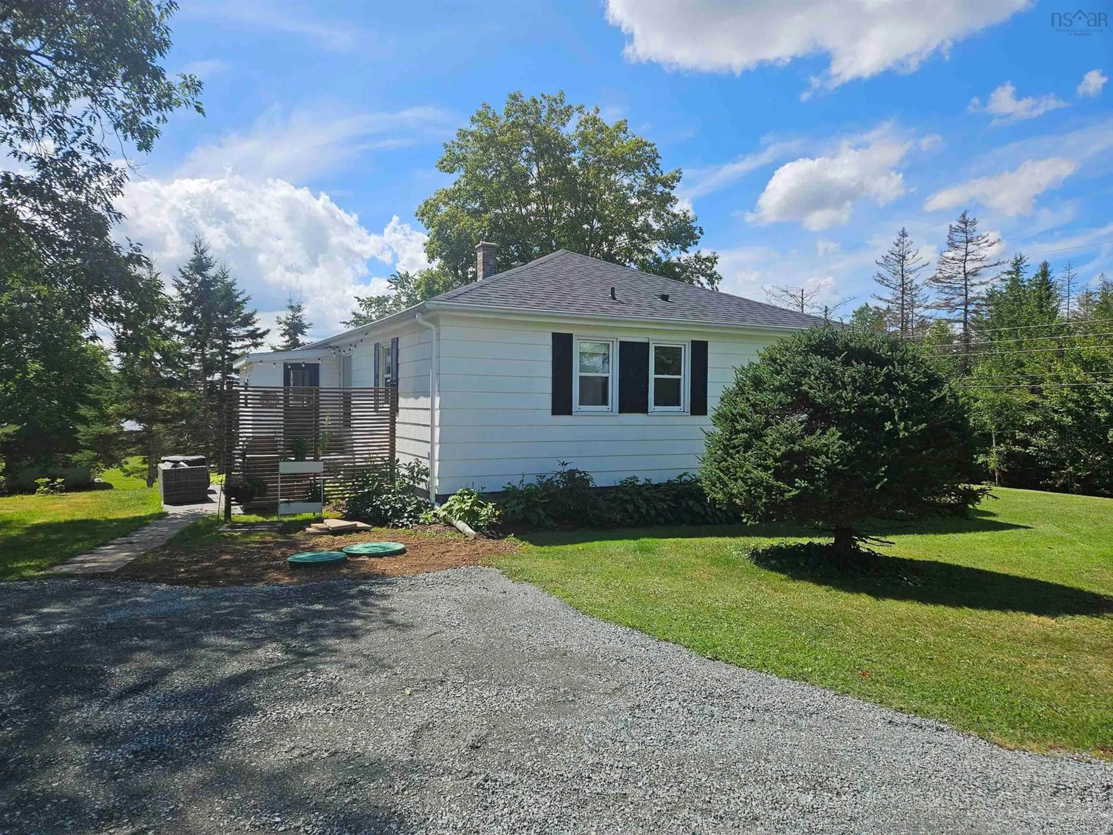 Home with vinyl exterior material, street for 144 Truro Rd, North River Nova Scotia B6L 6X8