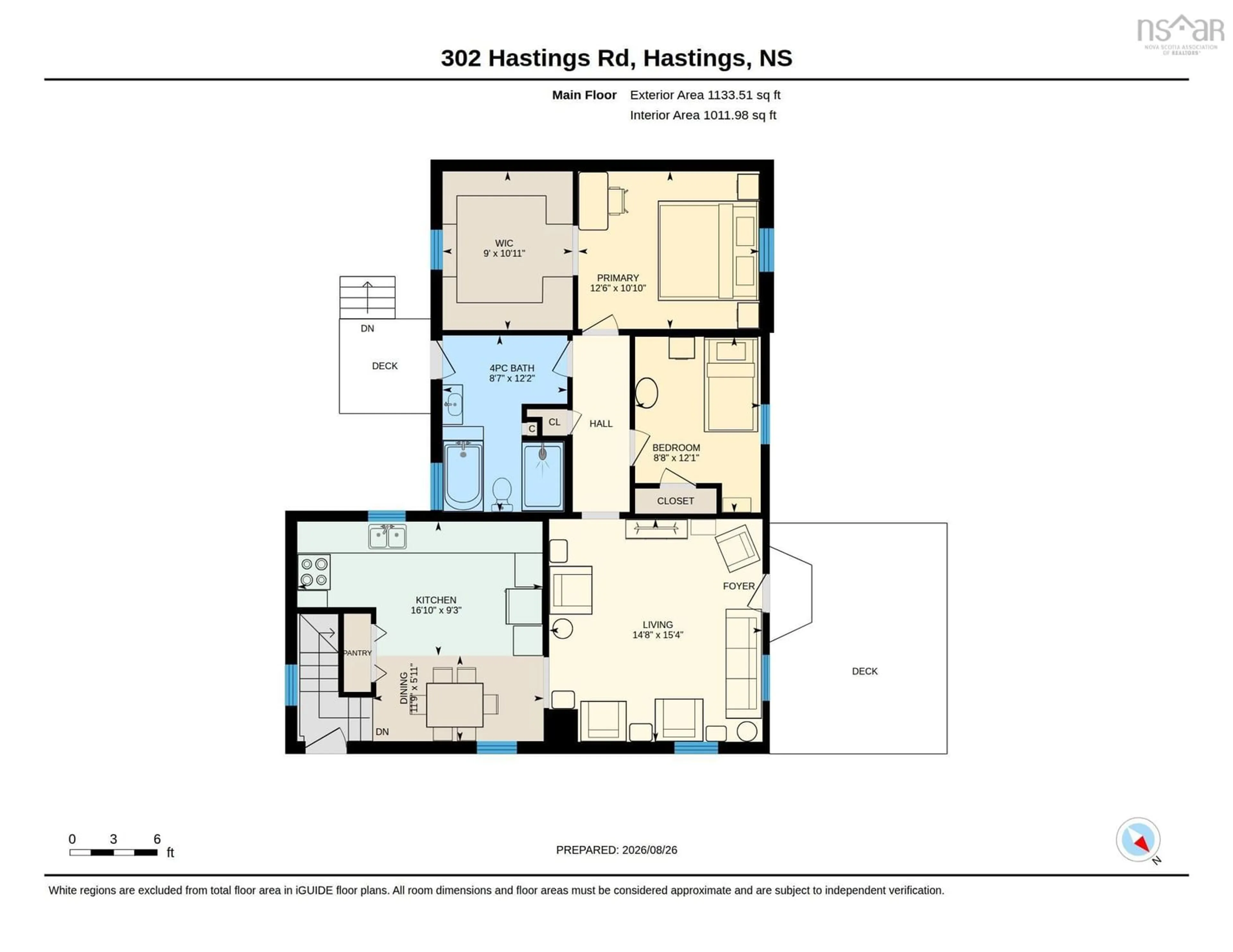 Floor plan for 302 Hastings Rd, Hastings Nova Scotia B4H 3Y1