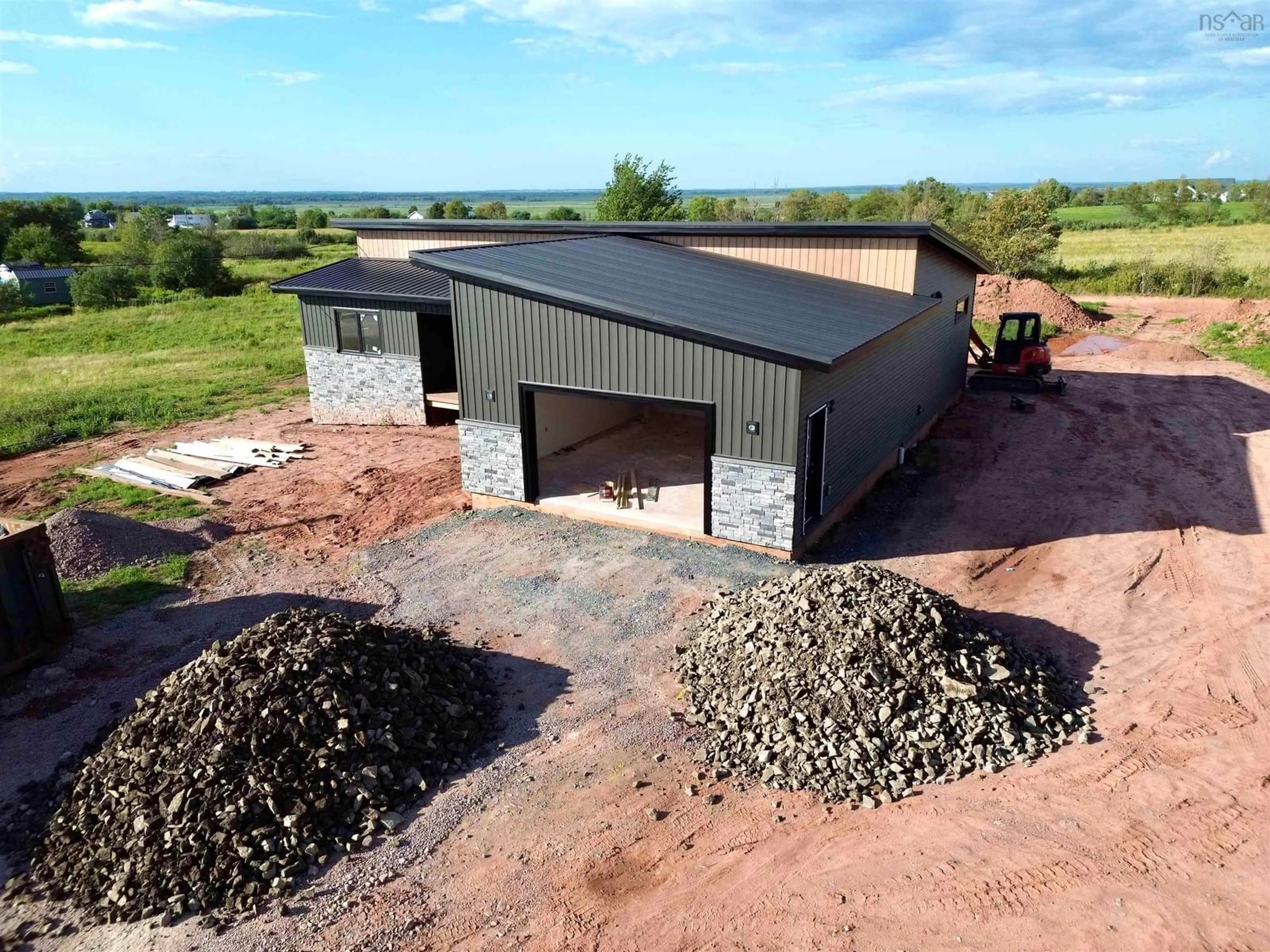A pic from outside/outdoor area/front of a property/back of a property/a pic from drone, building for 32 Marshview Dr, Amherst Nova Scotia B4H 4C1
