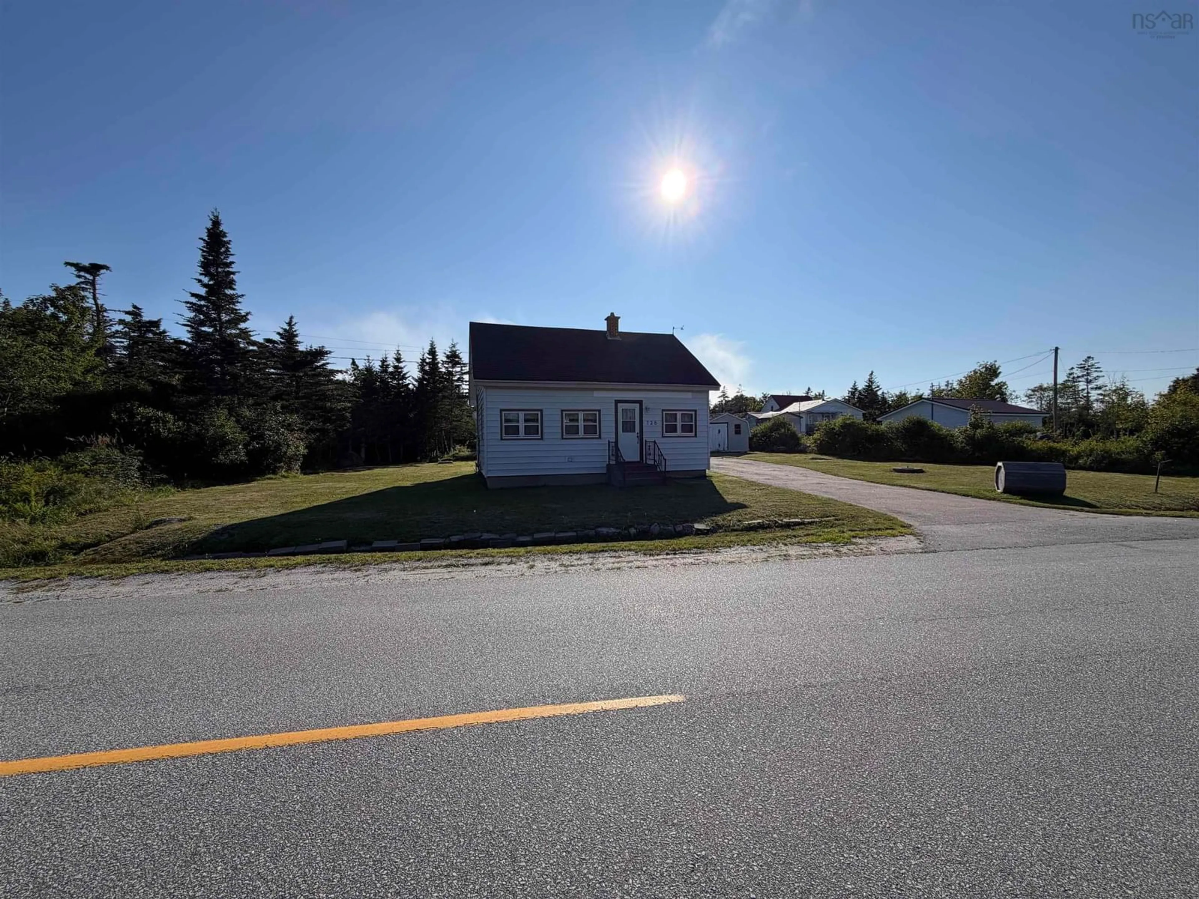 A pic from outside/outdoor area/front of a property/back of a property/a pic from drone, street for 728 Stoney Island Rd, Clam Point Nova Scotia B0W 1N0