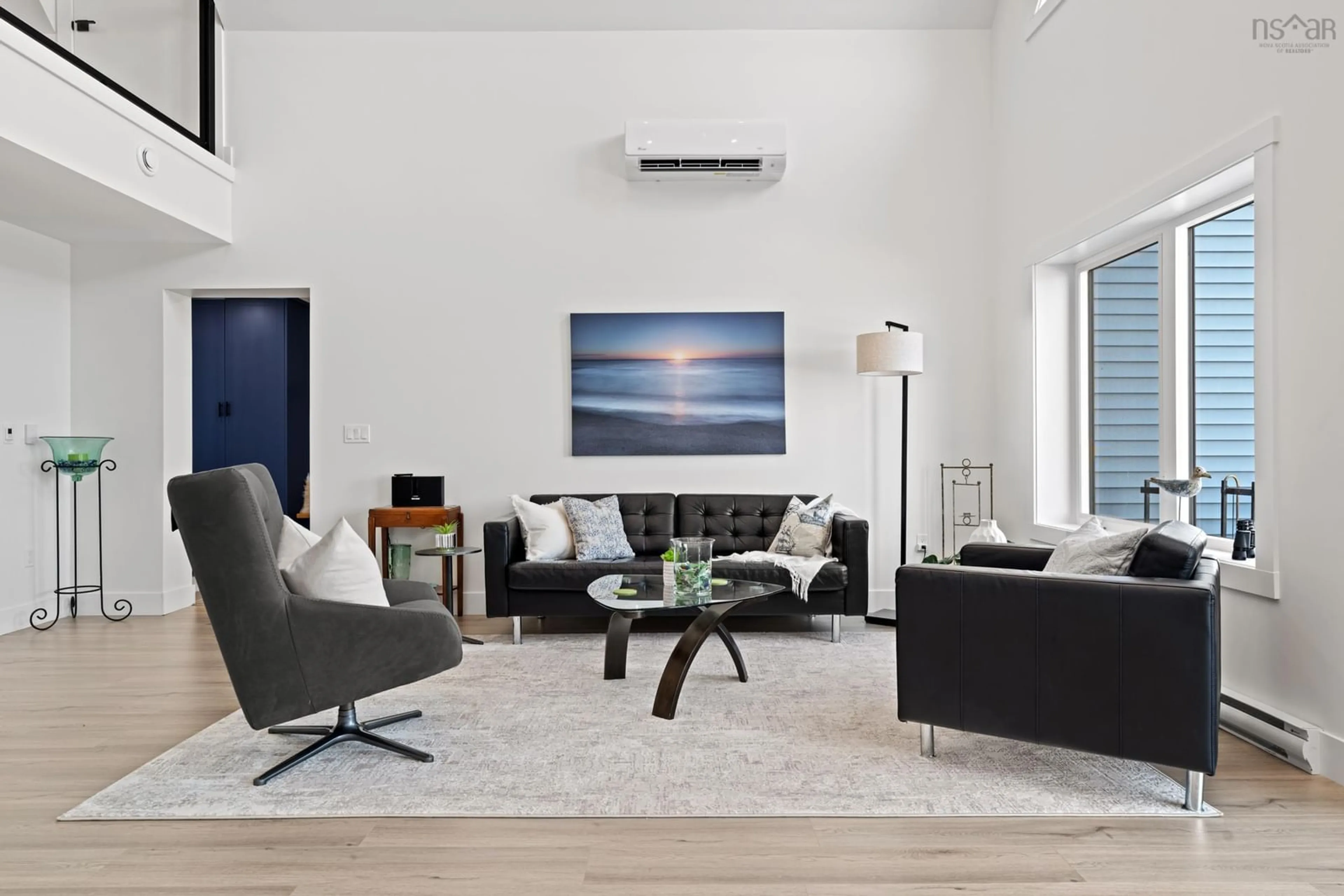 Living room with furniture, unknown for 16 Compass Cove Crt, Fox Point Nova Scotia B0J 1T0
