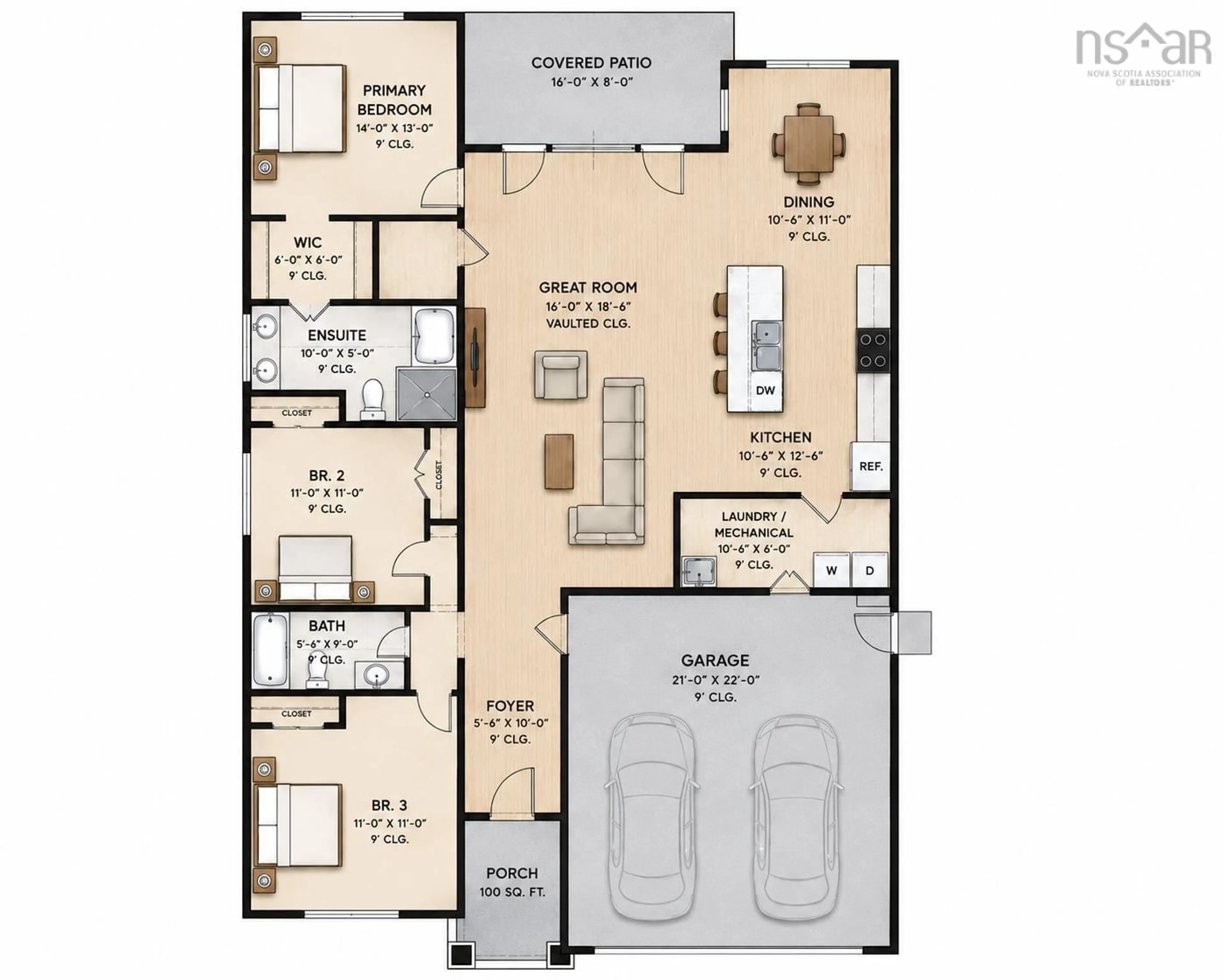 Floor plan for 31 Marshview Dr, Amherst Nova Scotia B4H 4B3