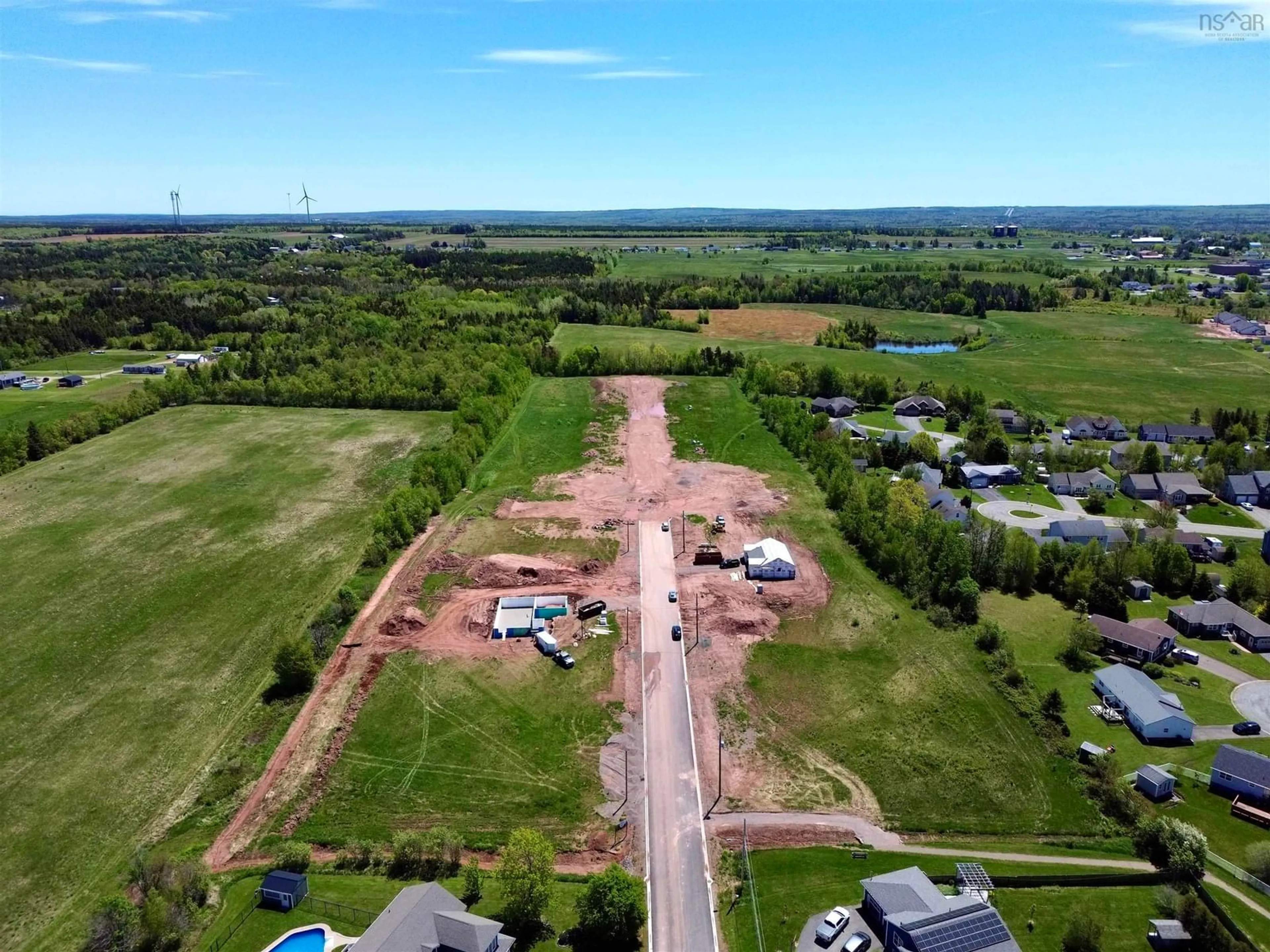 A pic from outside/outdoor area/front of a property/back of a property/a pic from drone, building for 31 Marshview Dr, Amherst Nova Scotia B4H 4B3
