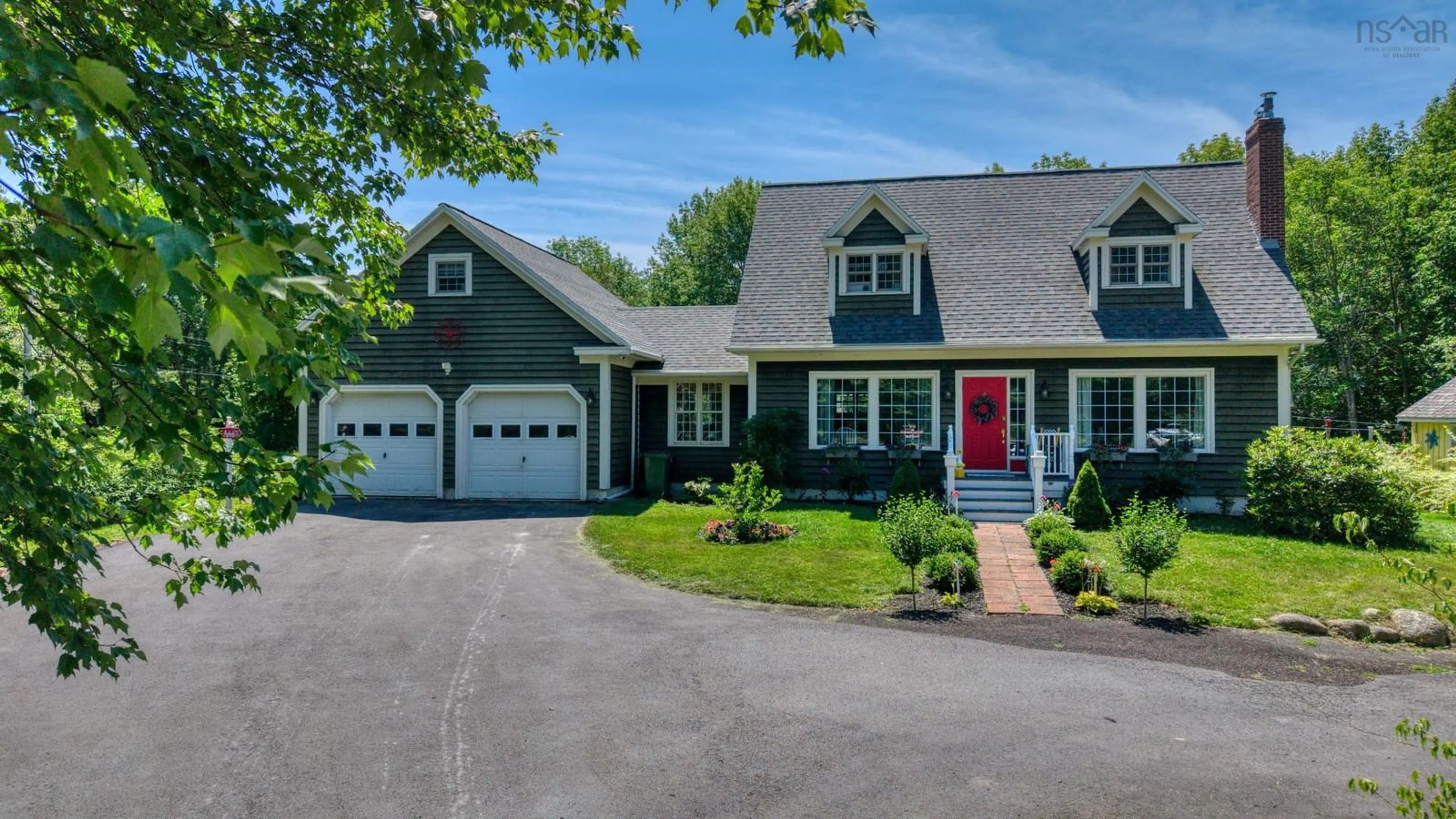 Home with vinyl exterior material, street for 12337 Highway 3 Hwy, Rhodes Corner Nova Scotia B4V 5M9