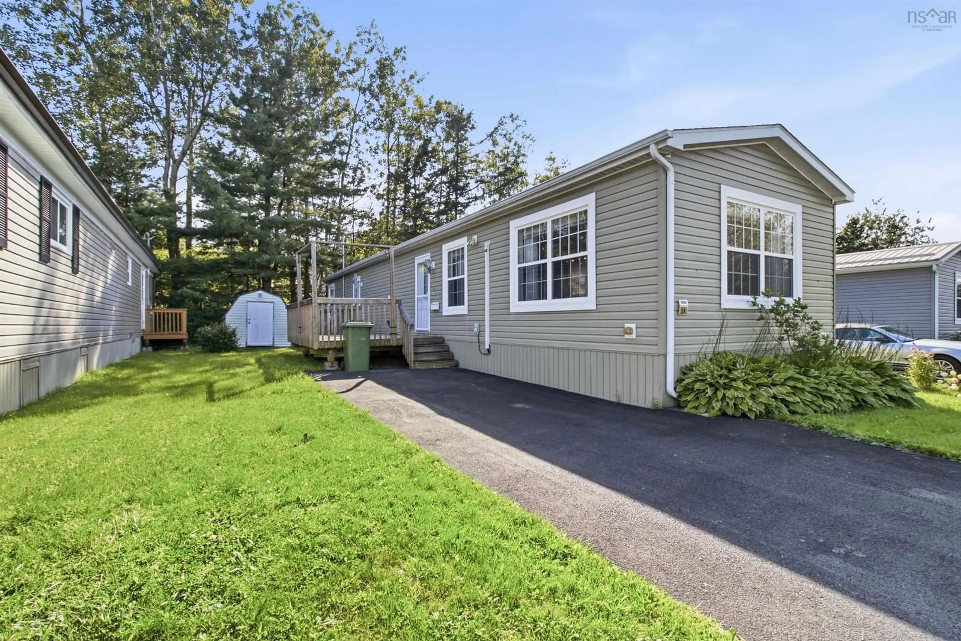 Home with vinyl exterior material, street for 20 Century St, Middle Sackville Nova Scotia B4E 1C5