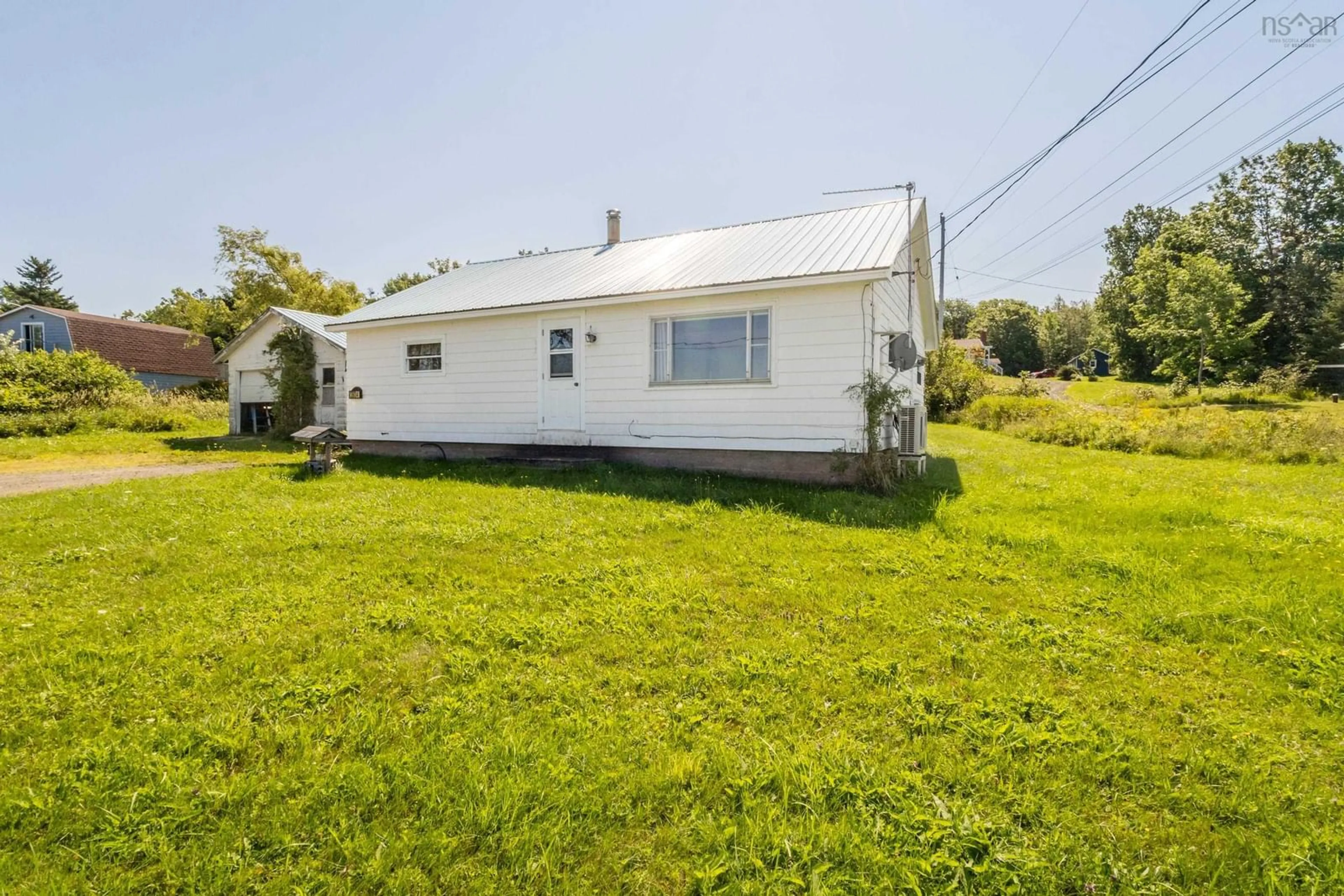 A pic from outside/outdoor area/front of a property/back of a property/a pic from drone, building for 3934 Shore Rd, Hillsburn Nova Scotia B0S 1A0