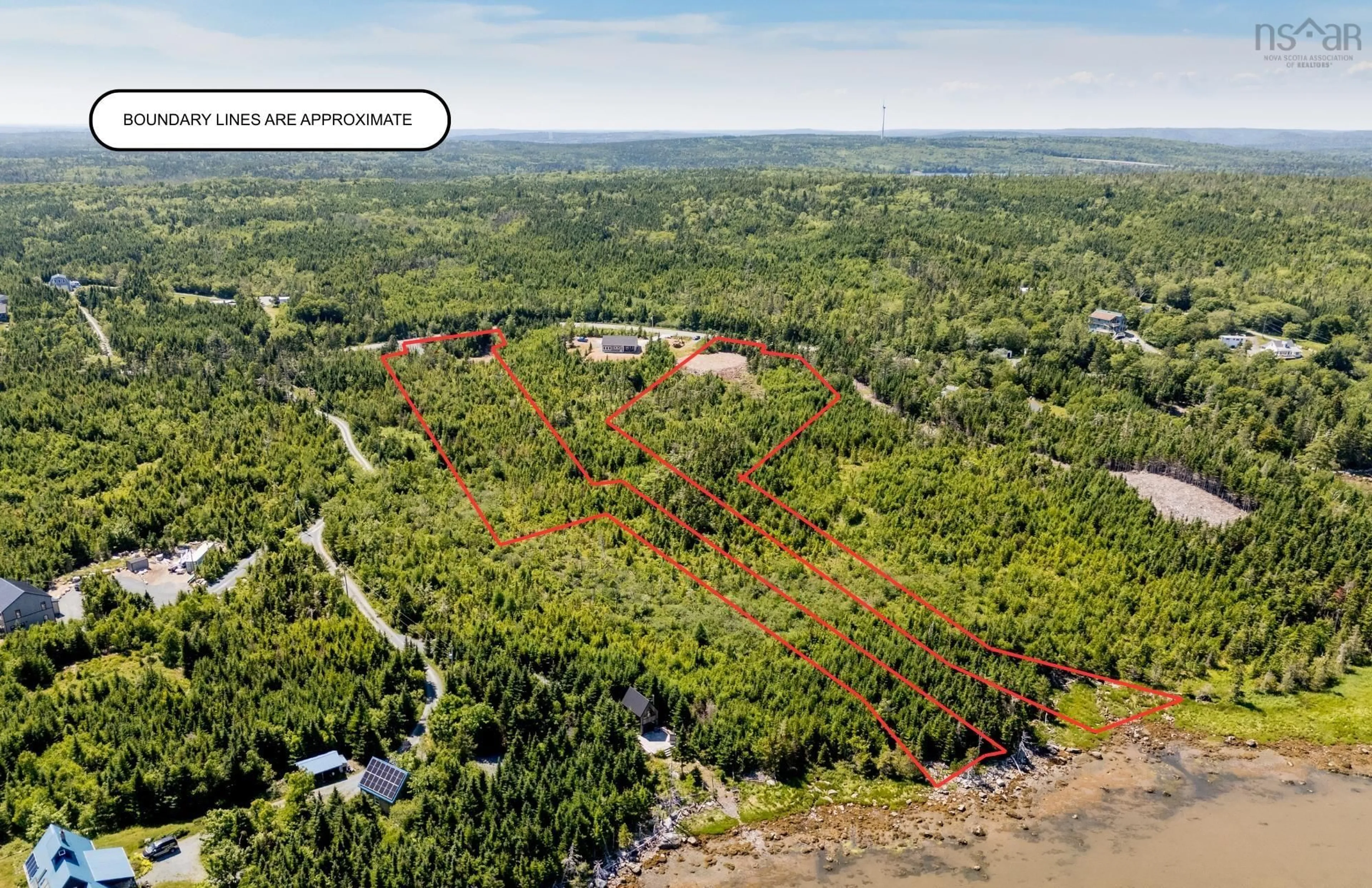 A pic from outside/outdoor area/front of a property/back of a property/a pic from drone, forest/trees view for Lot 4D West Petpeswick Rd, West Petpeswick Nova Scotia B0J 2L0