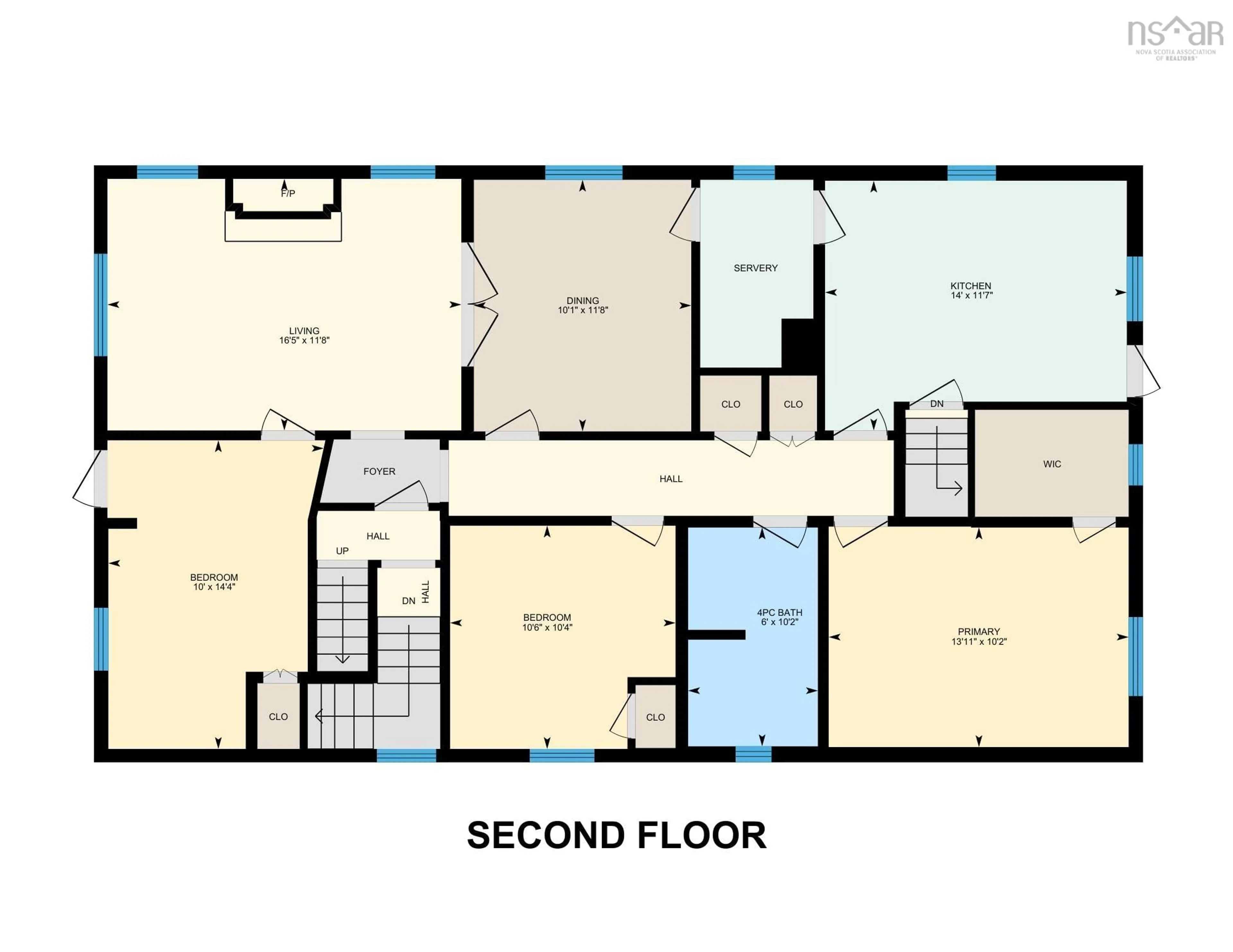 Floor plan for 6030/6032 Cherry St, Halifax Nova Scotia B3H 2K3
