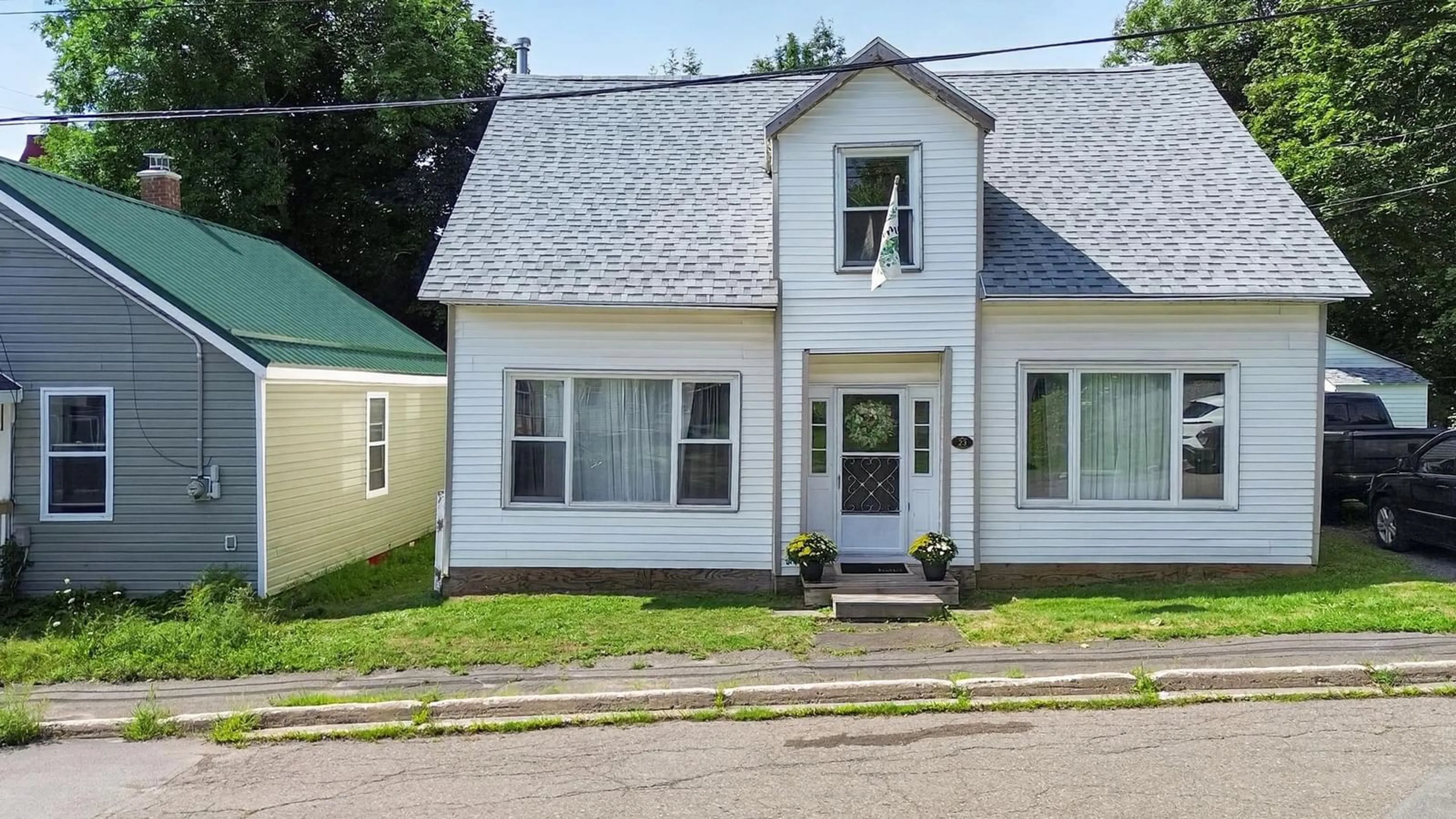 Home with vinyl exterior material, street for 23 Twining St, Pictou Nova Scotia B0K 1H0
