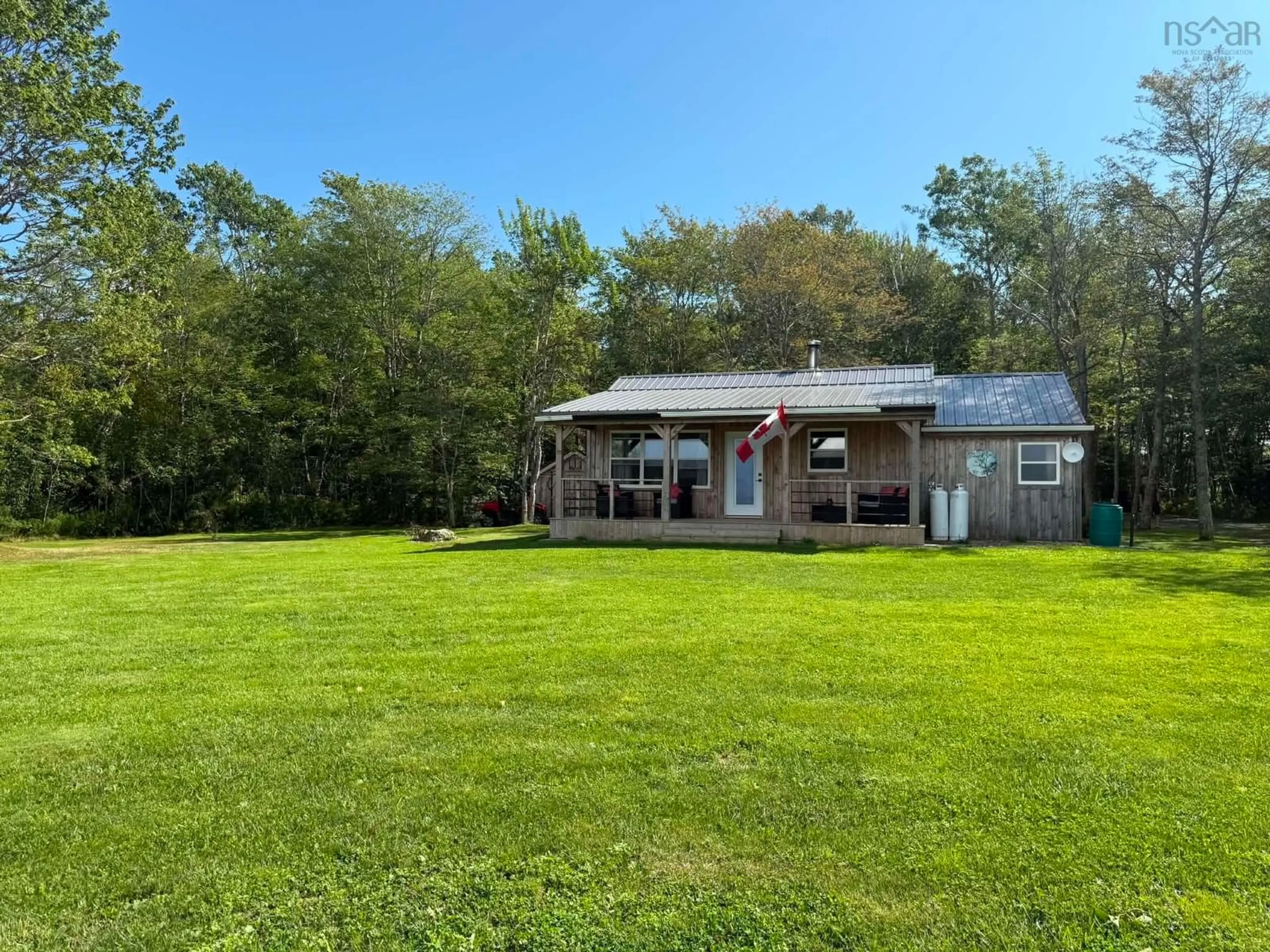 A pic from outside/outdoor area/front of a property/back of a property/a pic from drone, water/lake/river/ocean view for 6383 Highway 215, Noel Shore Nova Scotia B0N 1T0