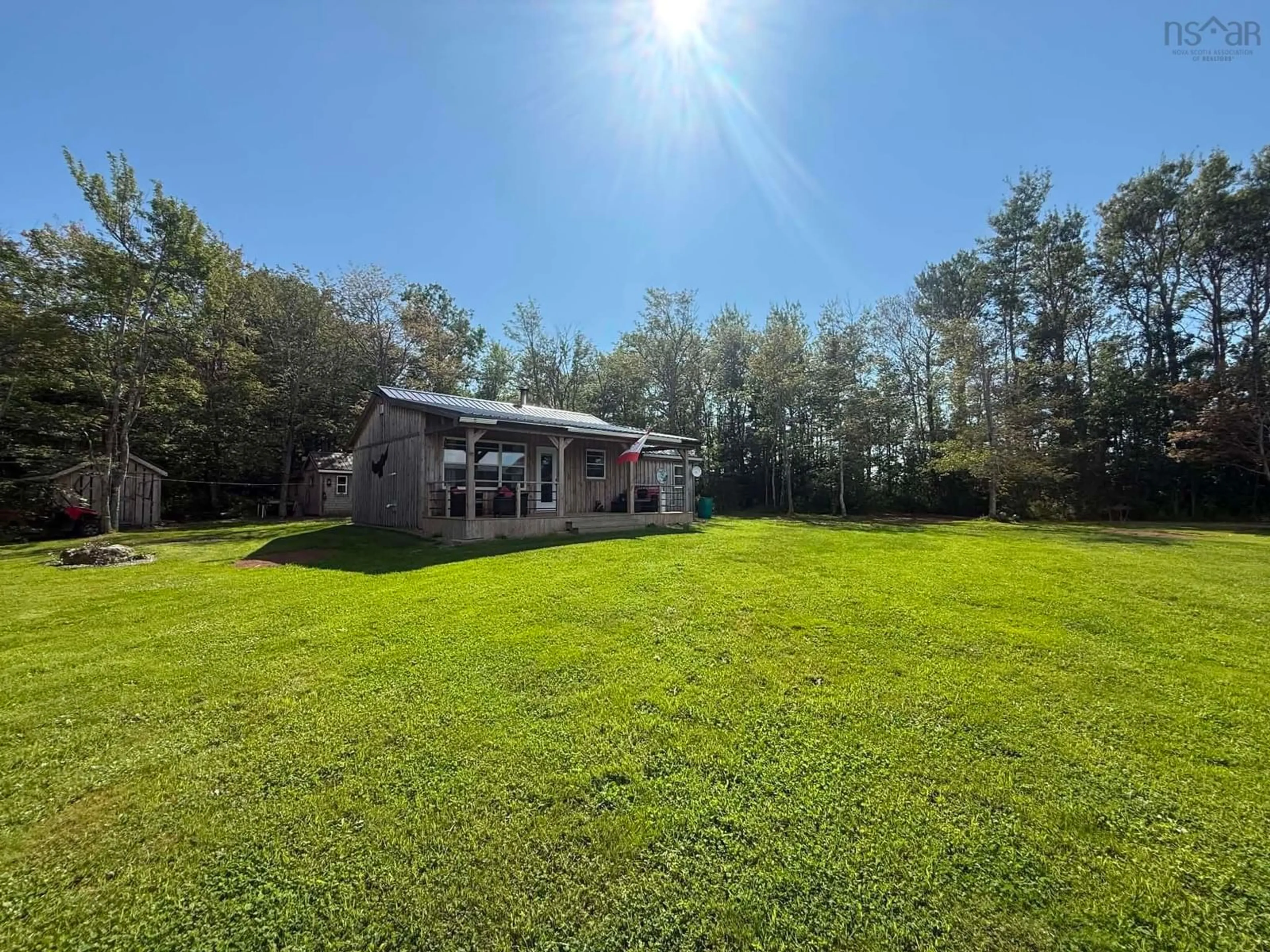 A pic from outside/outdoor area/front of a property/back of a property/a pic from drone, water/lake/river/ocean view for 6383 Highway 215, Noel Shore Nova Scotia B0N 1T0