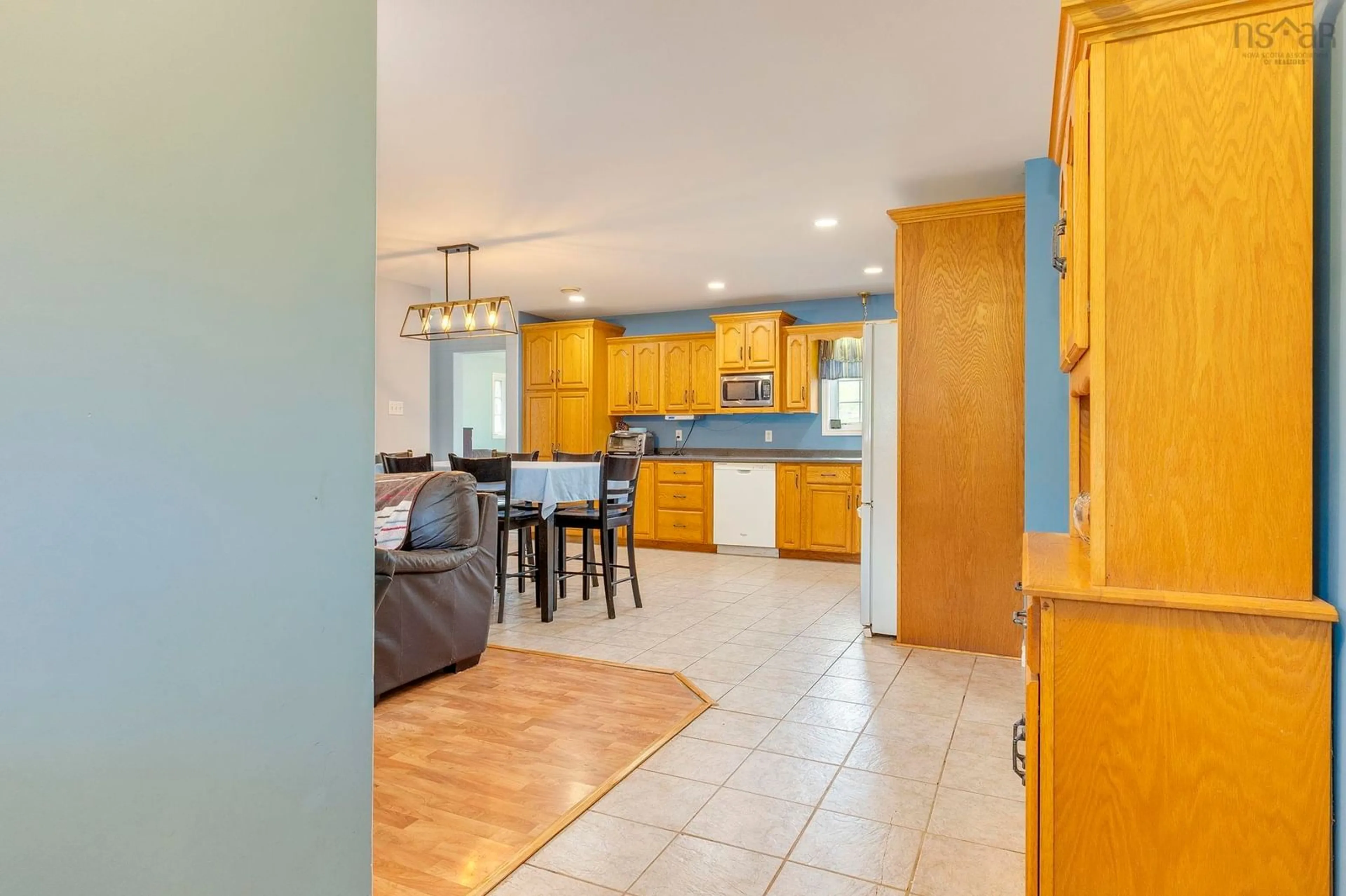 Open concept kitchen, ceramic/tile floor for 18951 Highway 2, Stewiacke Nova Scotia B0N 2J0