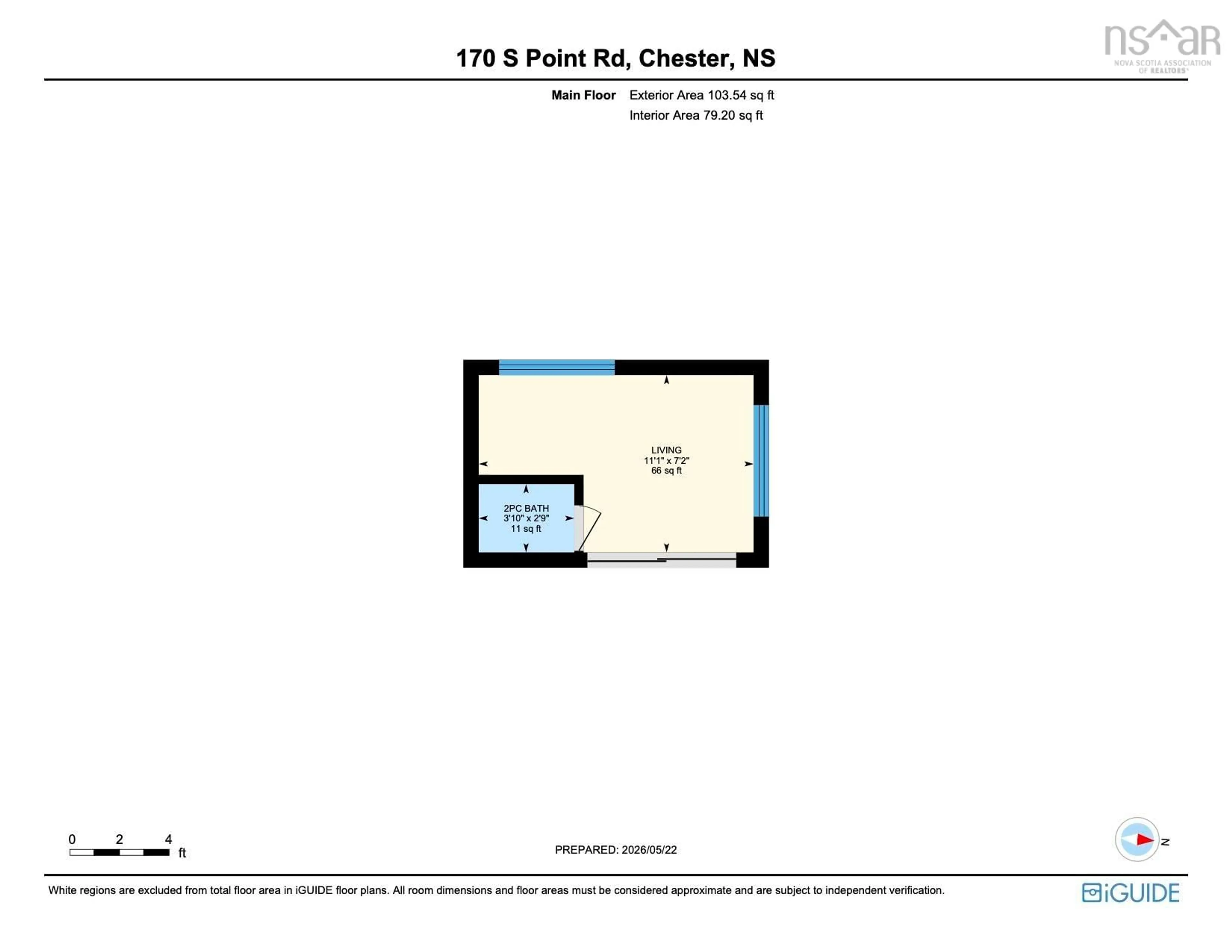 Floor plan for 170 South Point Rd, Forties Nova Scotia B0J 2M0