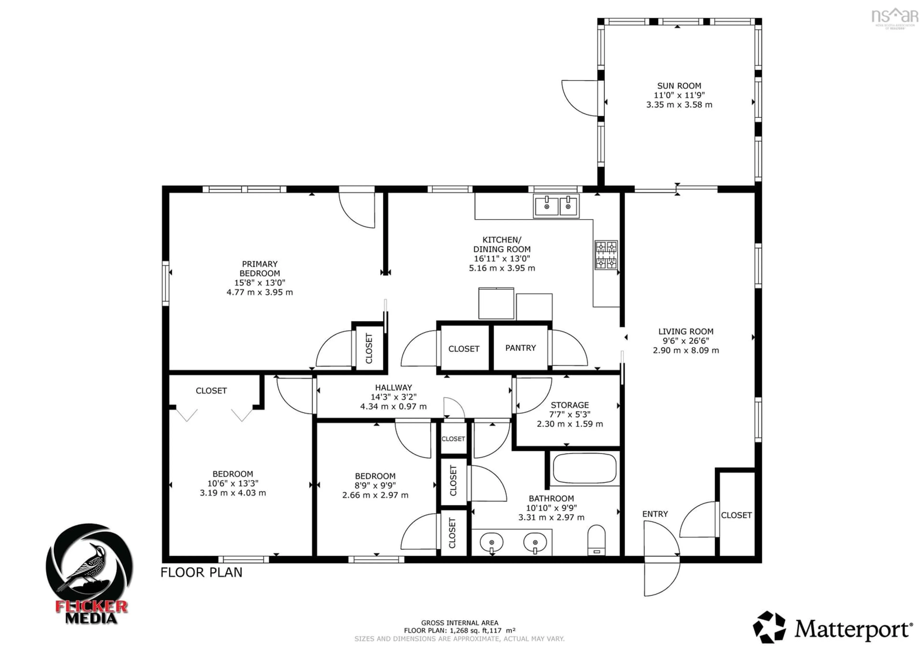 Floor plan for 16335 Highway 7, Pleasant Harbour Nova Scotia B0J 3H0